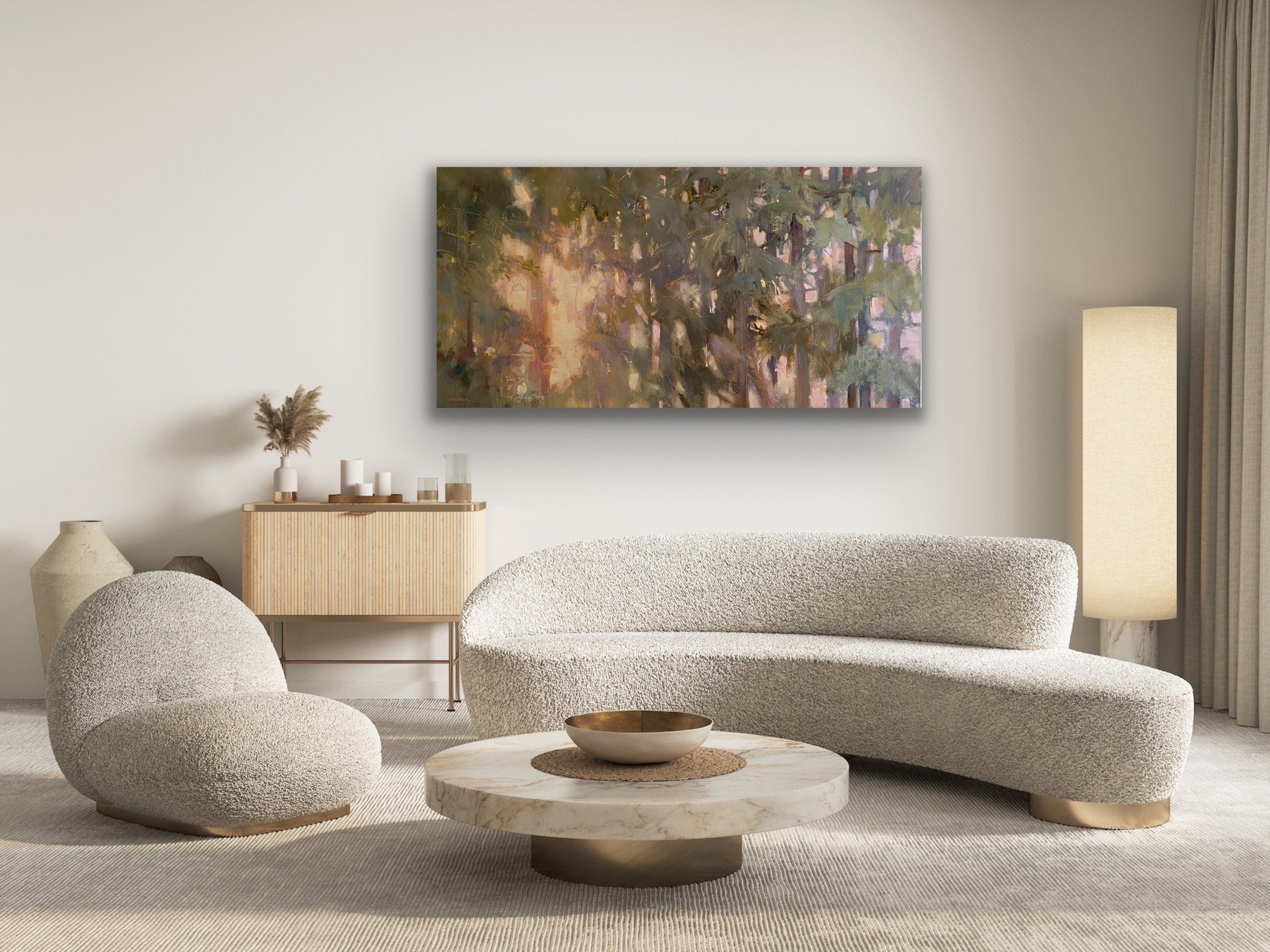 Forest Energy, 30 x 60" oil on canvas, $3500