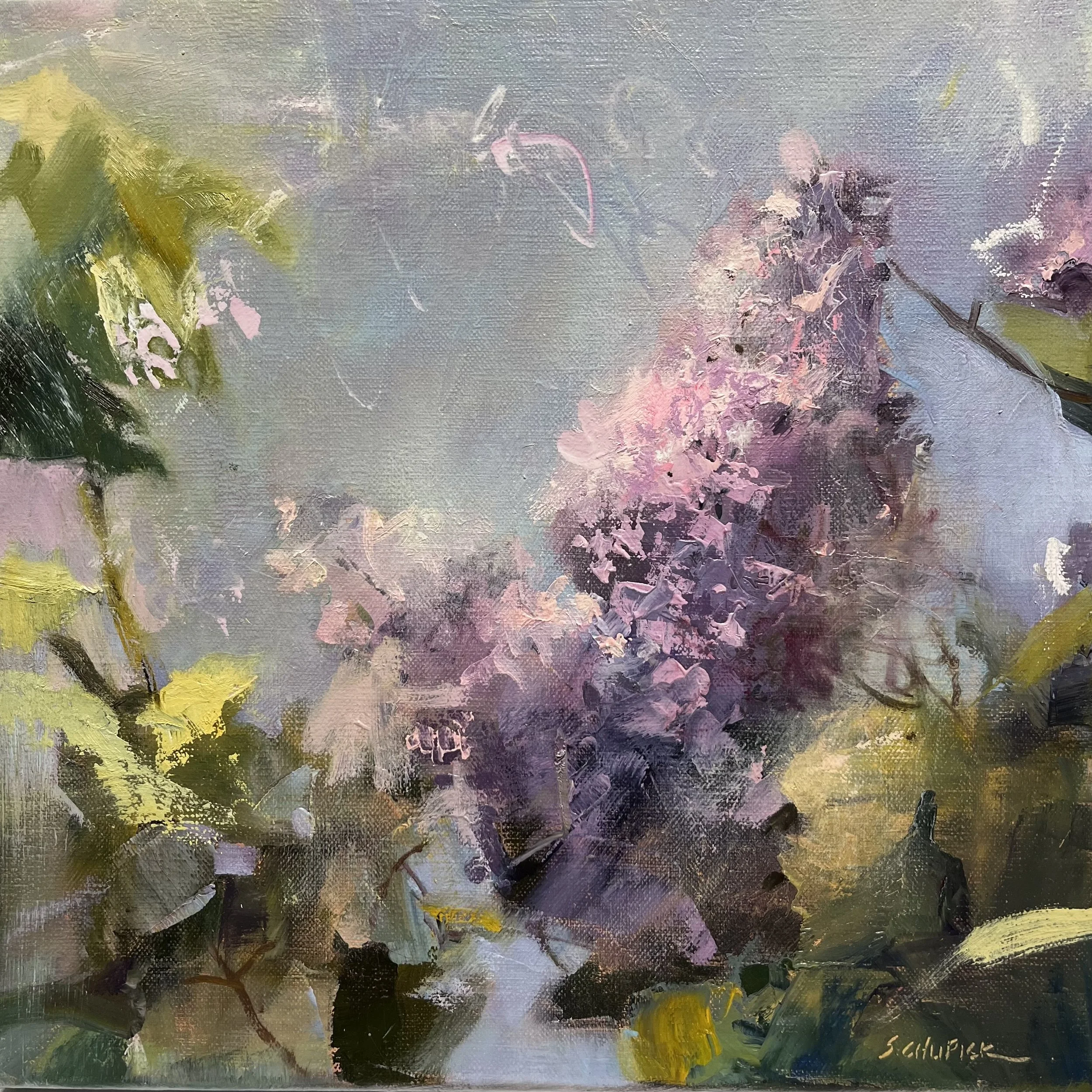 Small Moments, 12 x 12" oil on linen