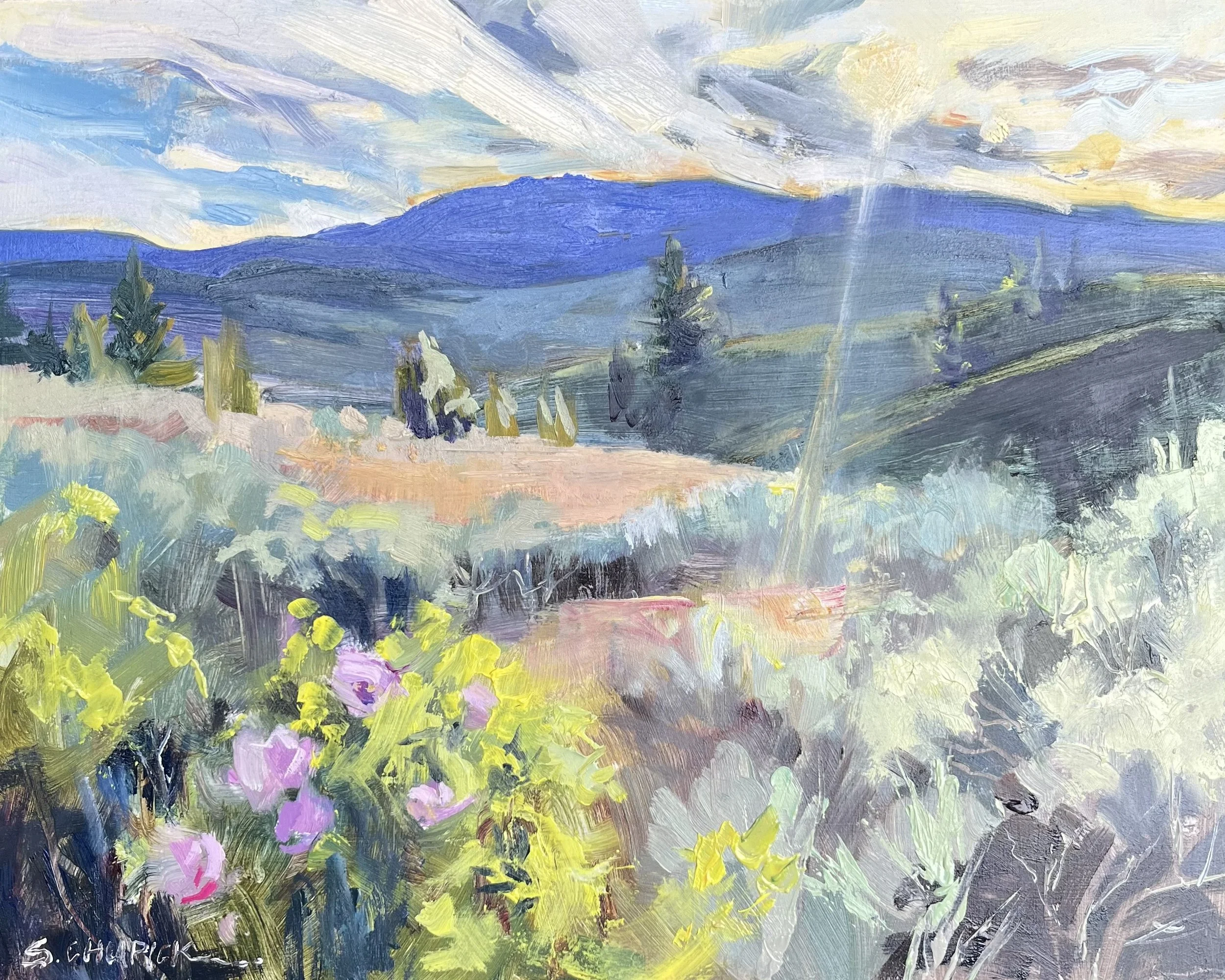 Illuminate, 8 x 10" , oil on panel