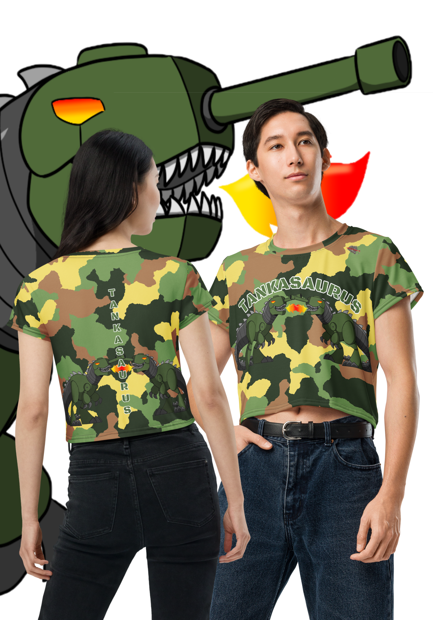 TANKASAURUS Crop Tee