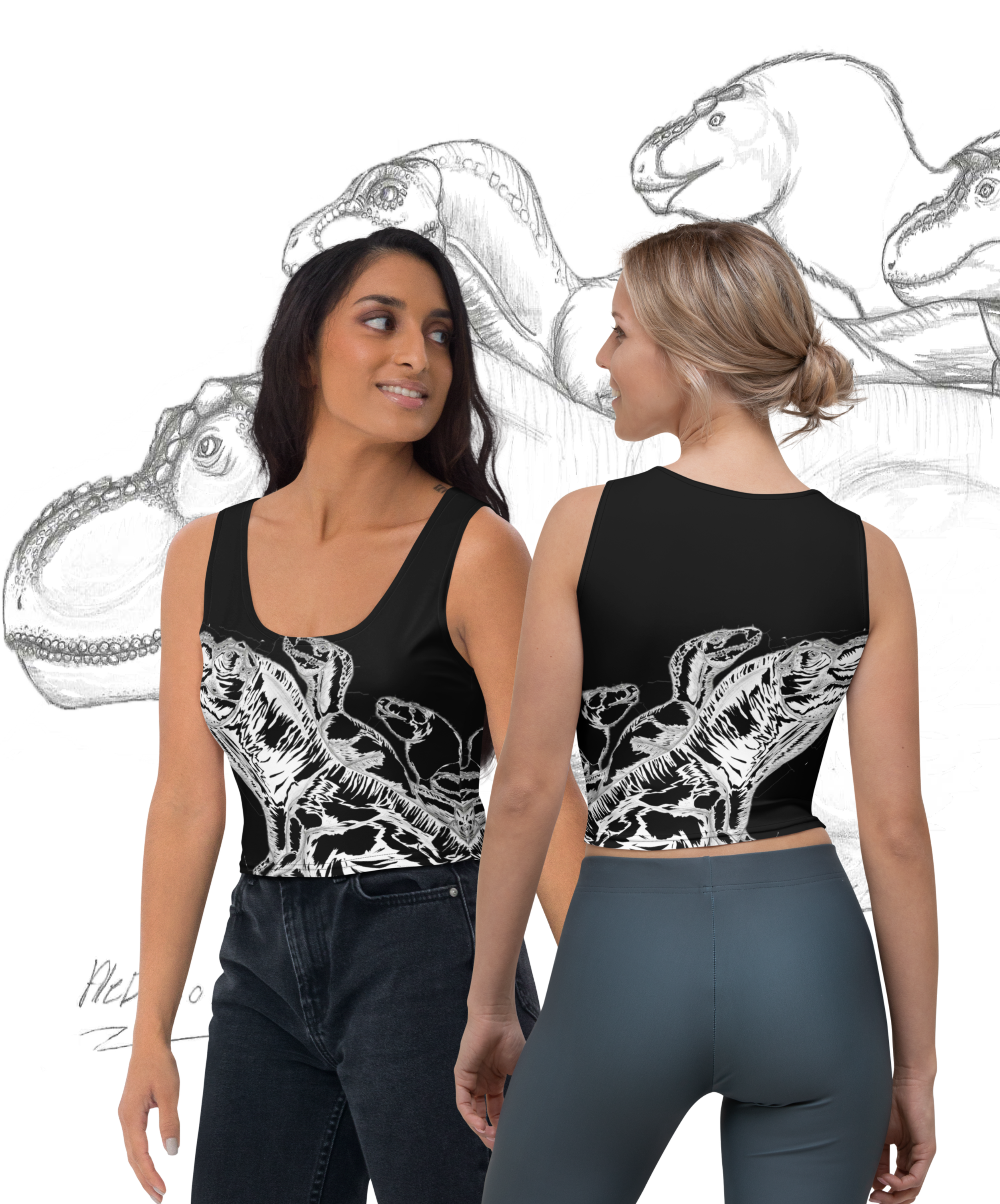 The Pack Nero Crop Top