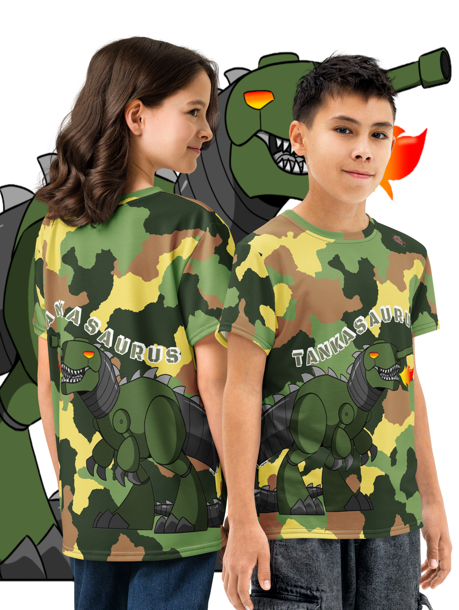 T-SHIRT - ALEDINNO15 - TANK - DINOSAUR