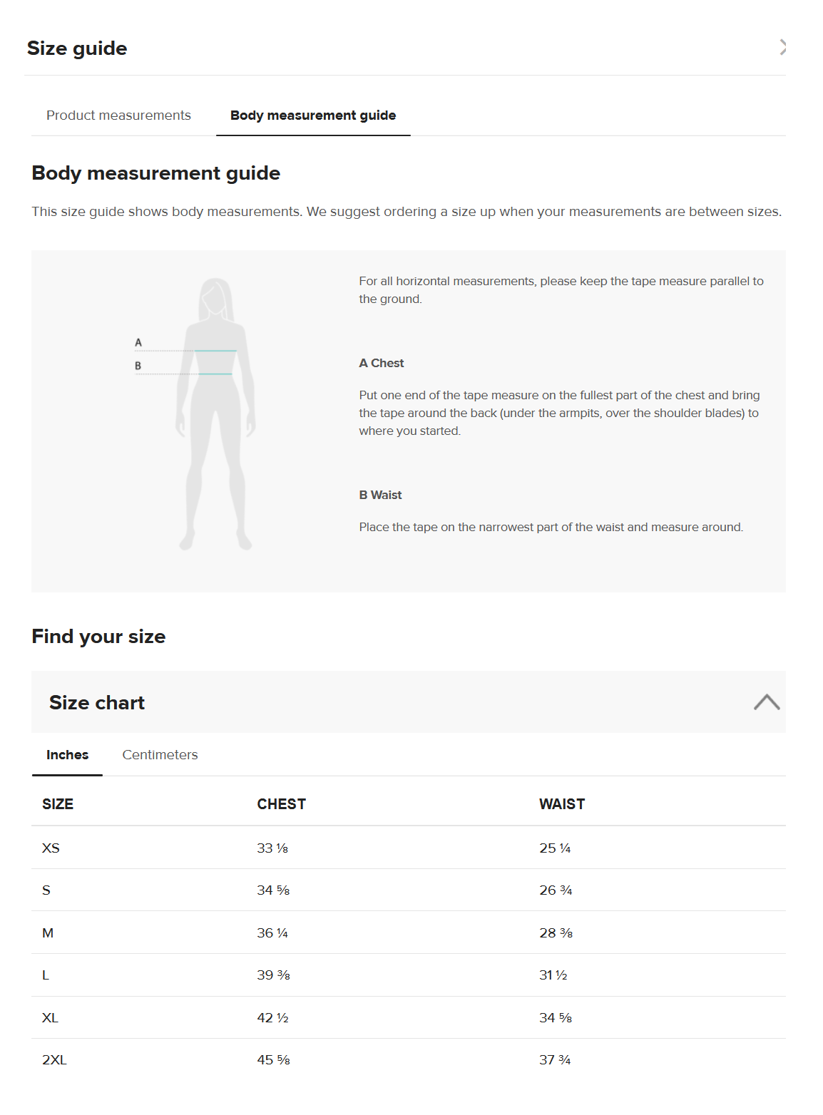 All-Over Print Women's Crew Neck T-Shirt SIZE CHART.png