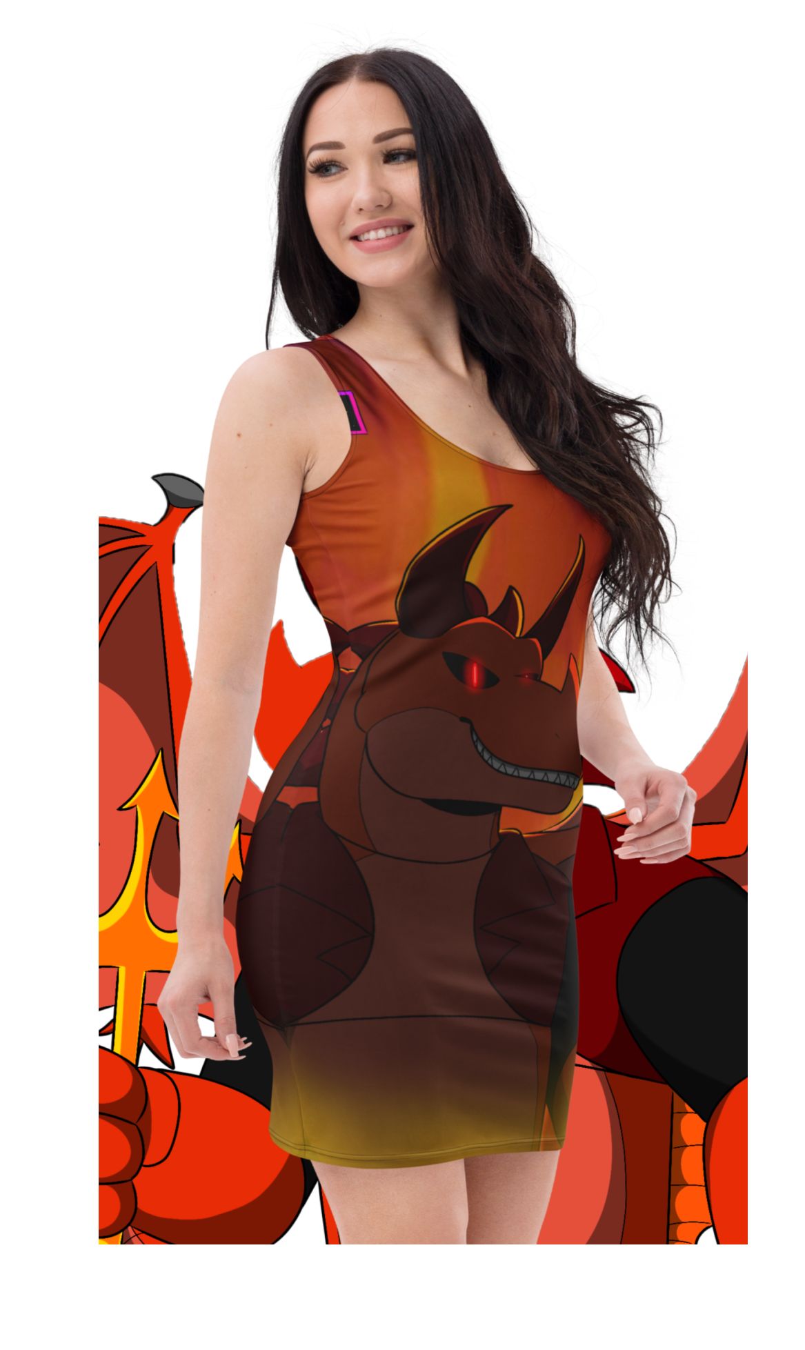 ALEDINNO15 - CONTOURED DRESS