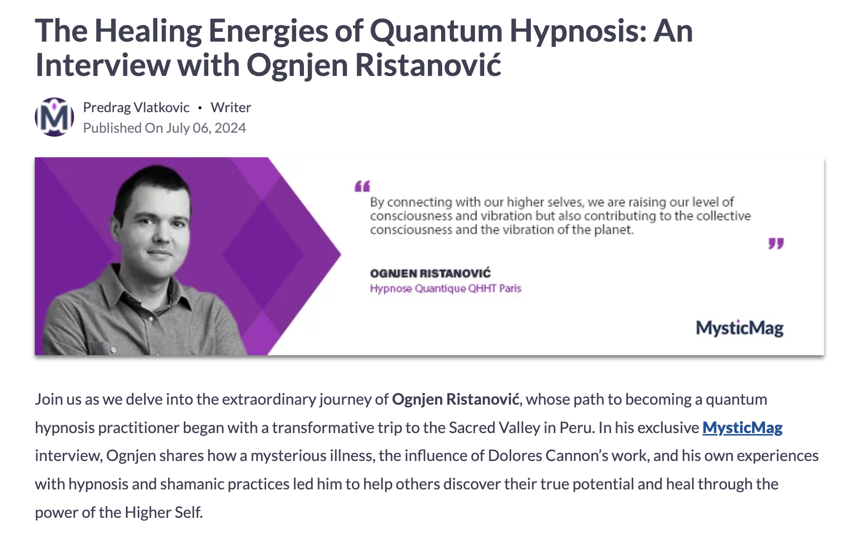 Cliquez sur l'image pour lire l'interview