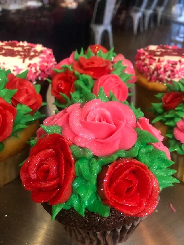 Jumbo Rose Cupcake