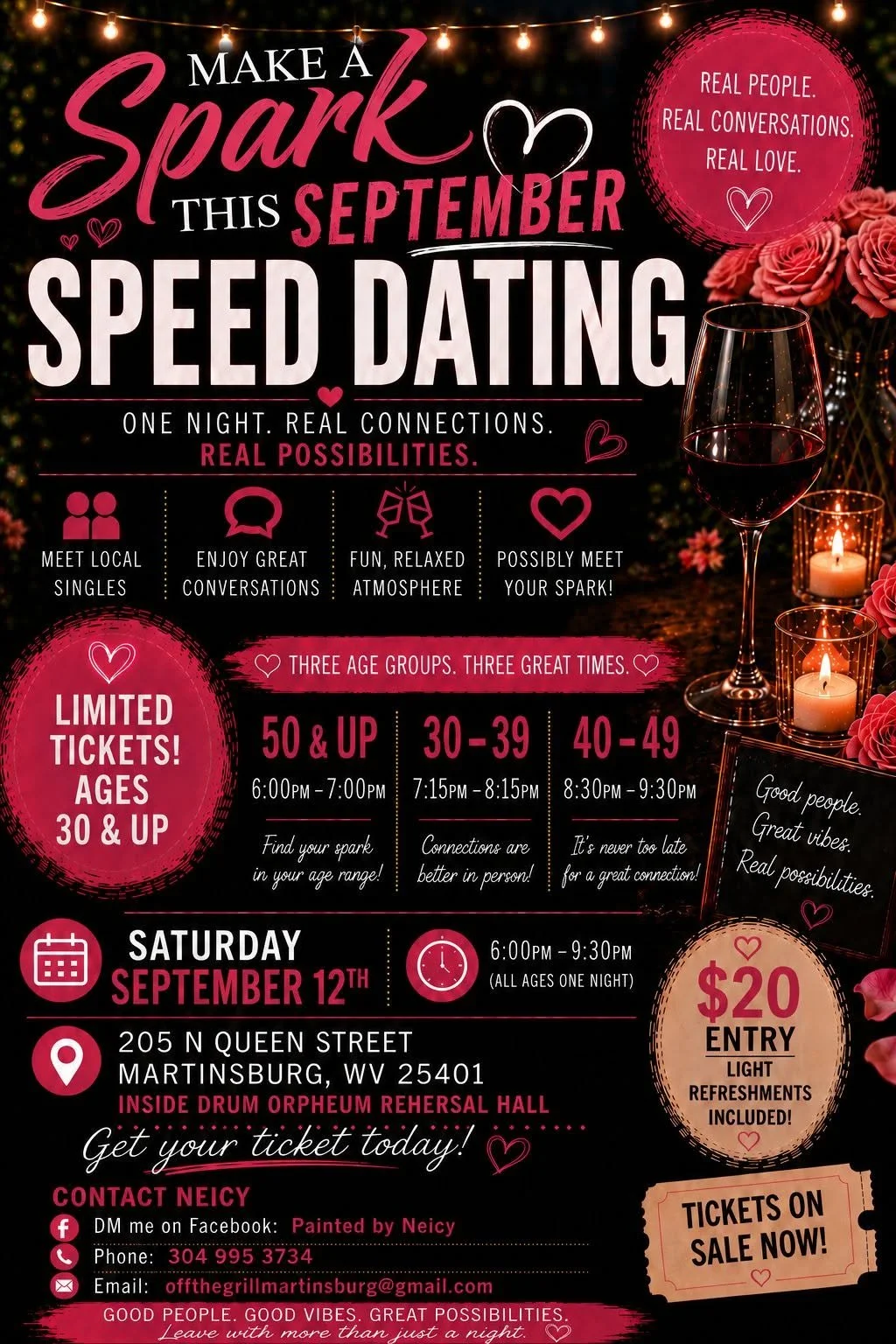 Make A Spark September! Speed Dating!