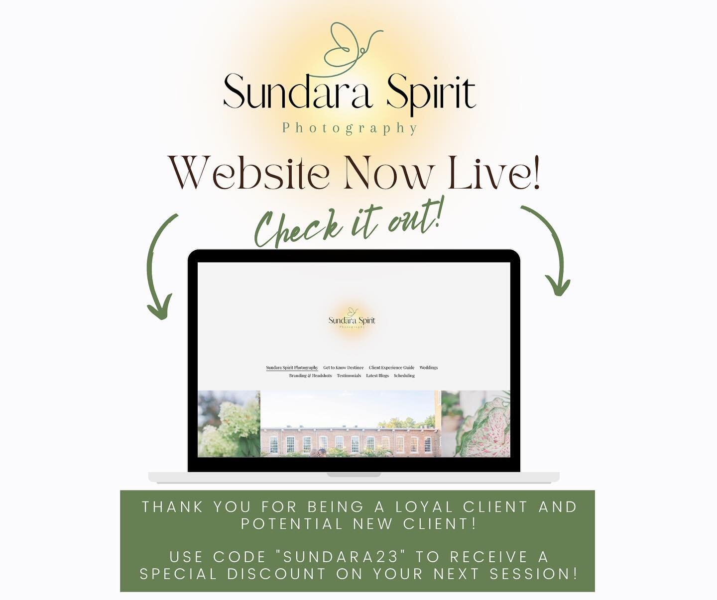 Great news! After careful thinking, I have rebranded my  business. Welcome to Sundara Spirit Photography! Check out my latest blog post on why I changed my name. I have also included a special treat in this post for my current clients and future clie