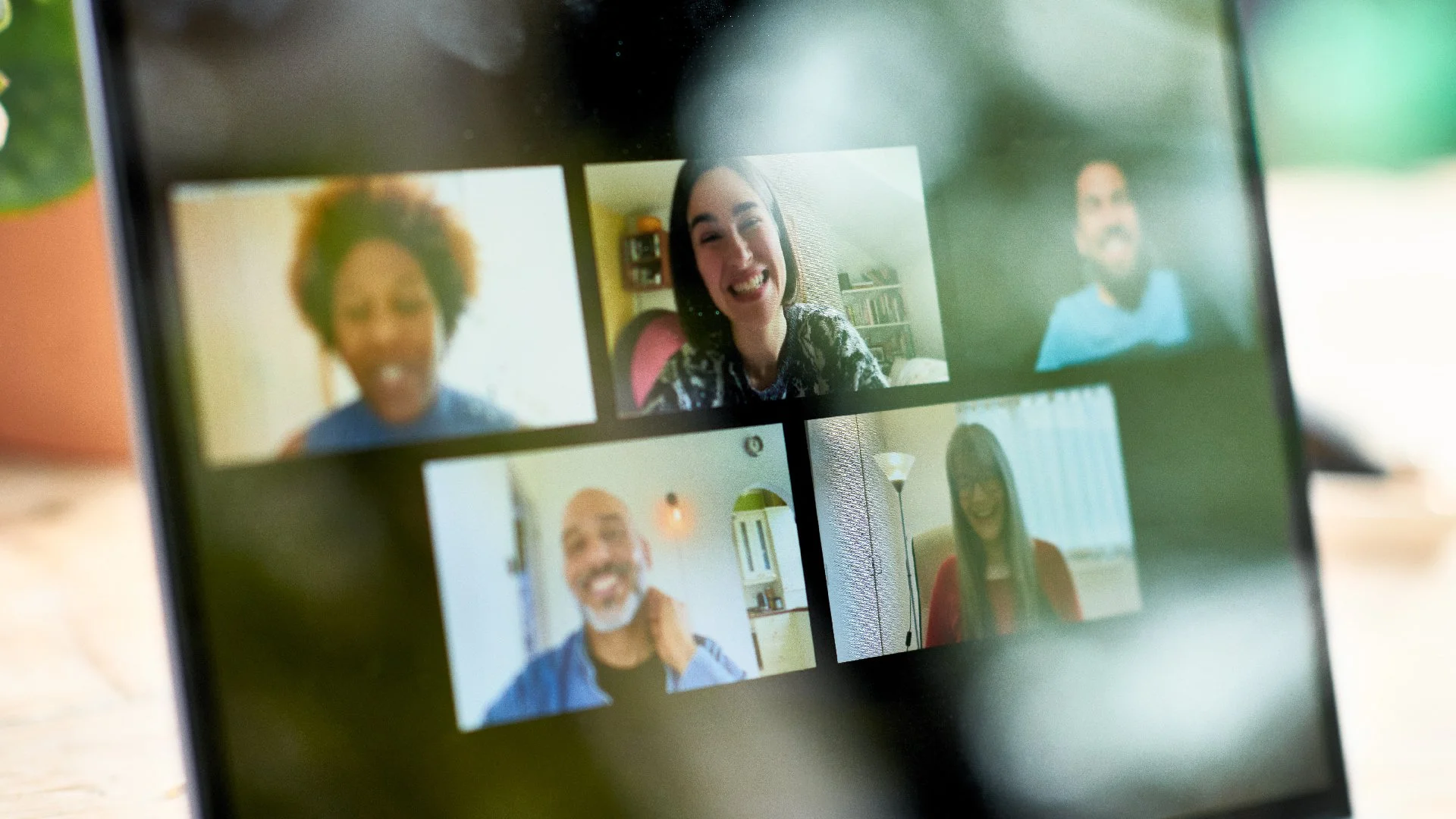 zoom call showing a group of people meeting