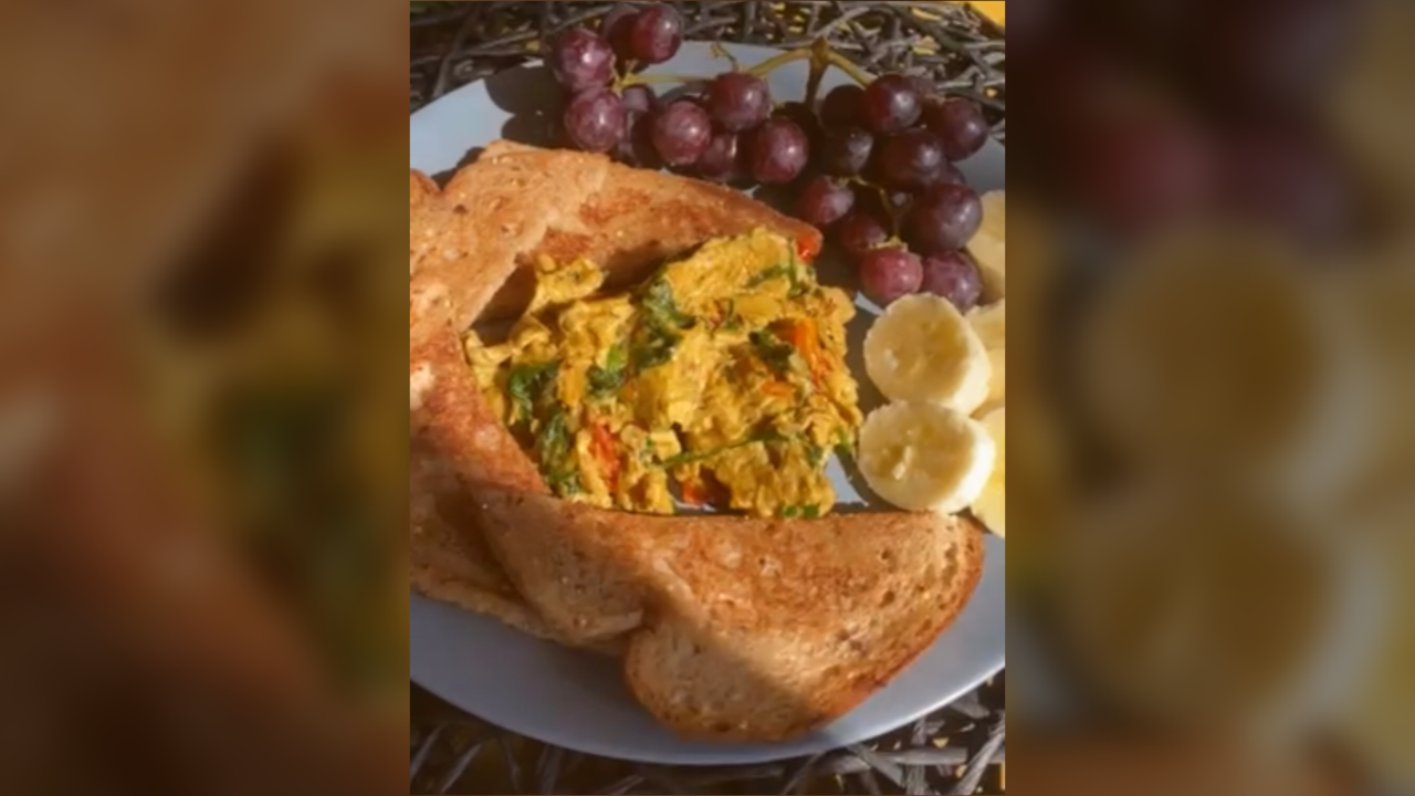 Tasty Veggie Scrambled Eggs