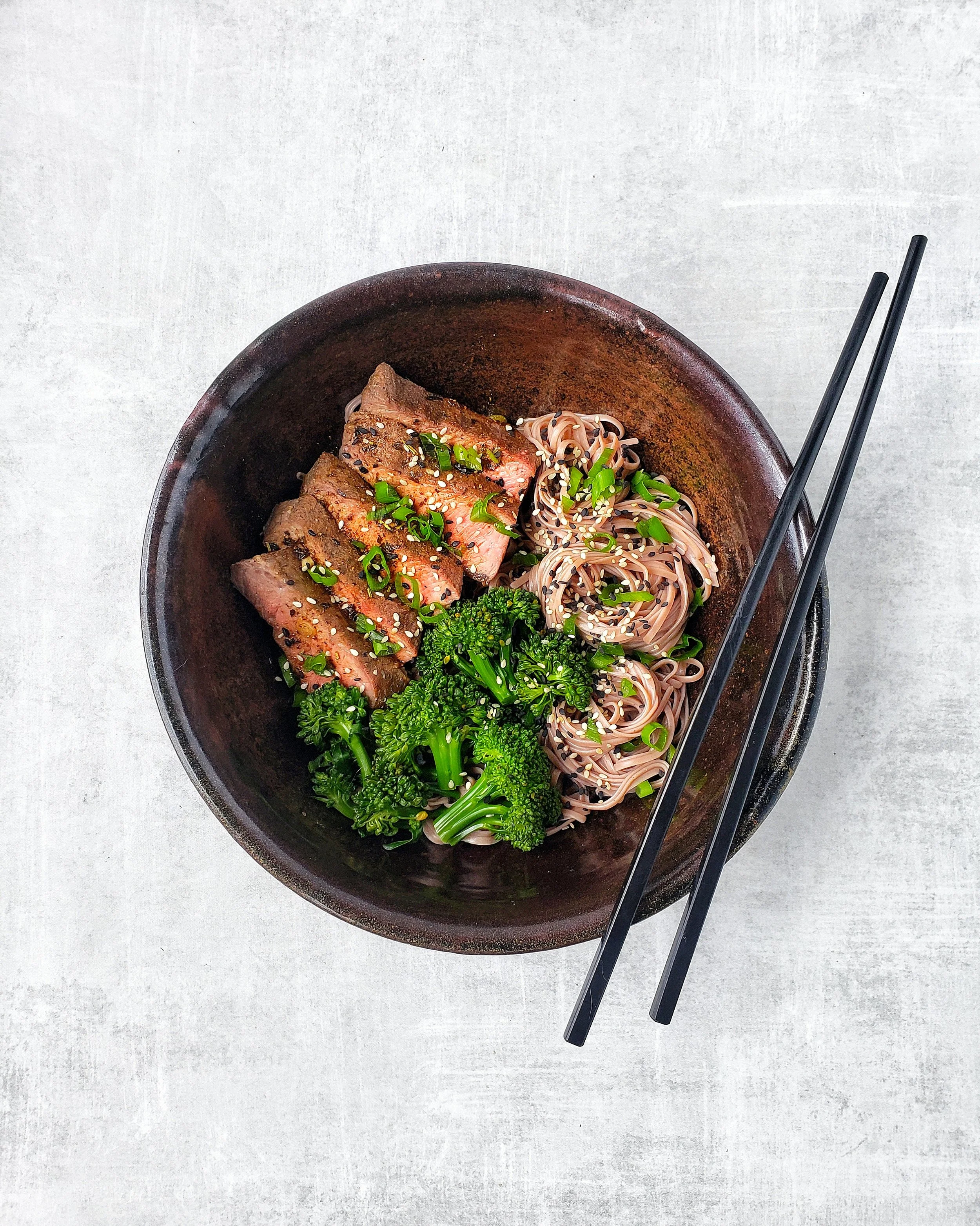 Steak and Soba Noodles w/ Flavour-o-rama Chili Oil by Farihah Begum Shukie