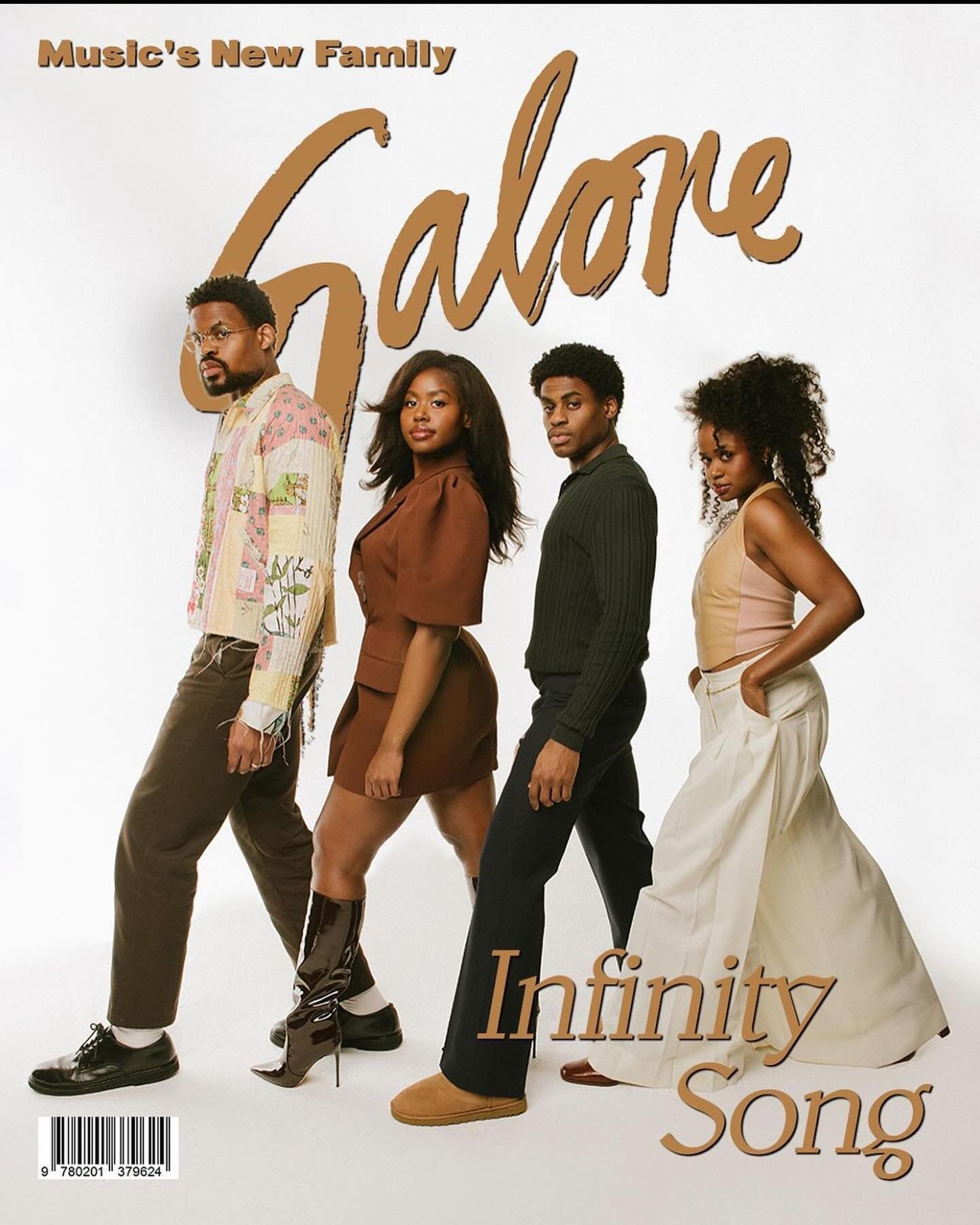 Congratulations to Music&rsquo;s New Family @infinitysong on their @galore cover! Special thanks to @princechenoastudio #fam #family #music #musician #band #artist #artistsoninstagram #rocnation #jay #jayz