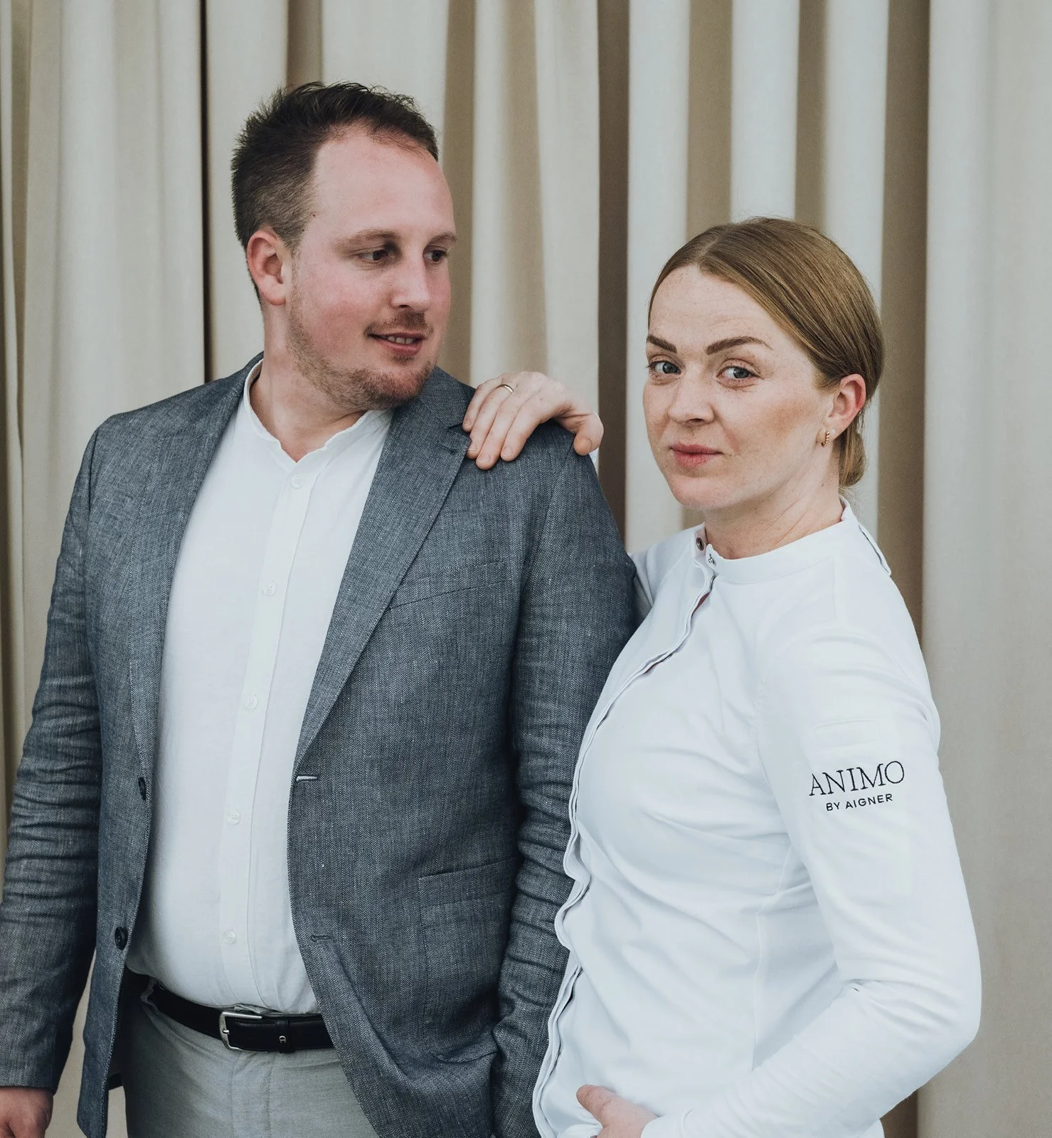 Gastgeber Lizzy und Jakob Aigner vom Restaurant ANIMO by Aigner