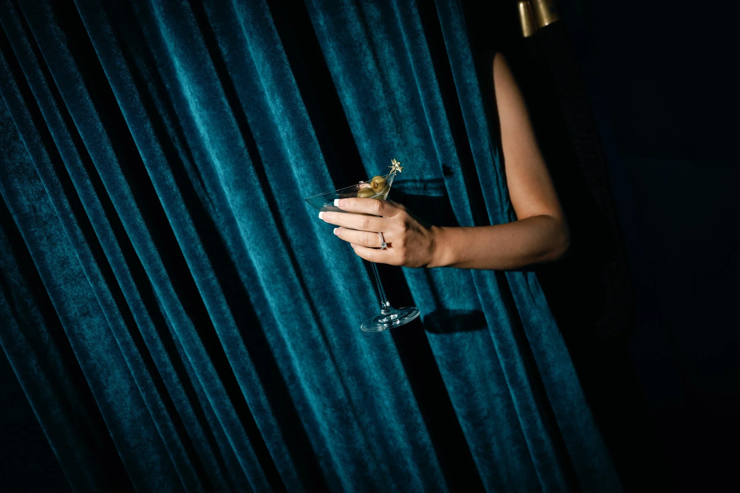 drink photo at NYC wedding reception