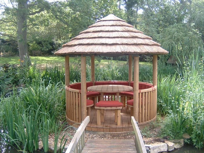 Chiltern Garden Buildings Chalfont Gazebo with Thatched Roof small.jpg