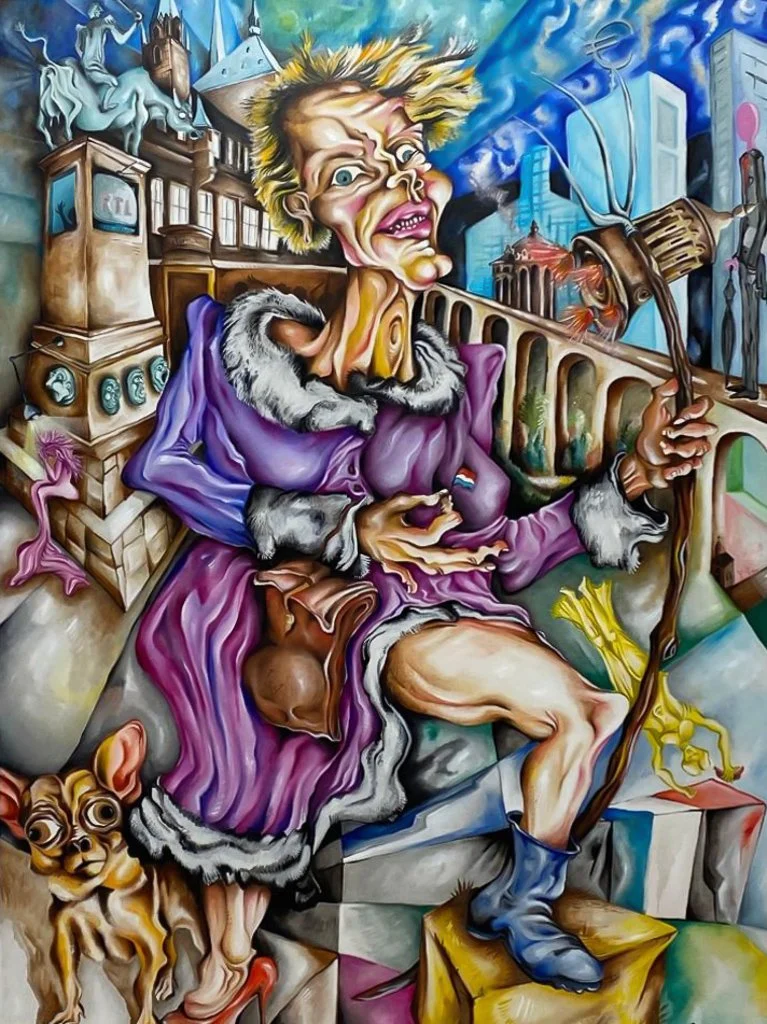 LA LUXEMBOURGEOISE | 140 x 100 cm | Oil on canvas | 2020 | SOLD