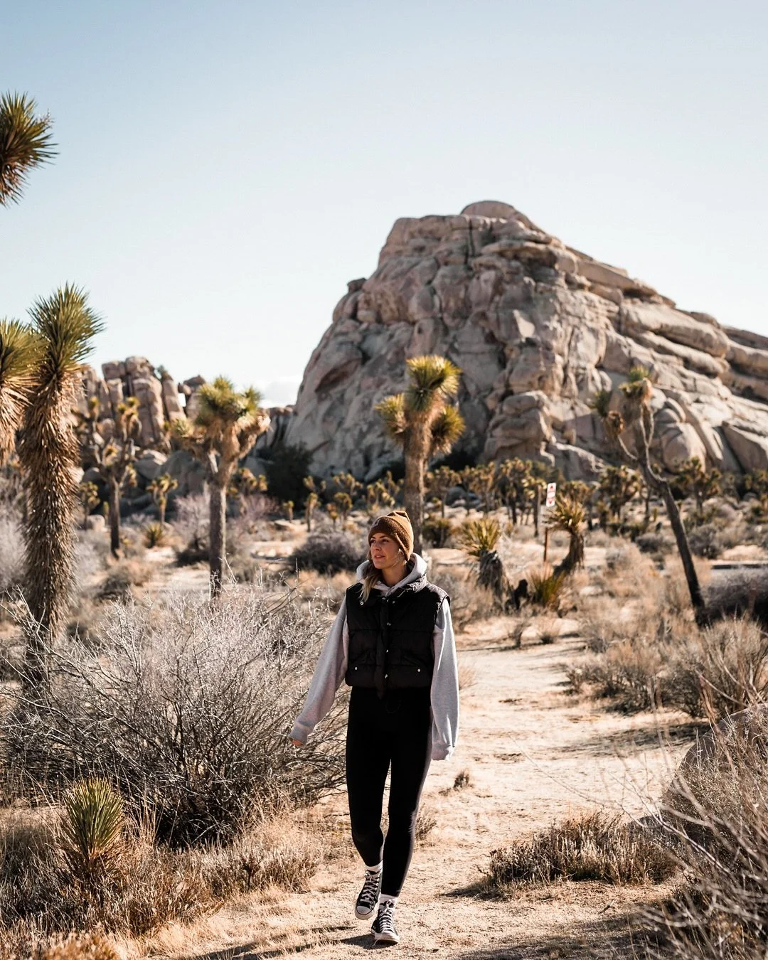 A few winters back I took a work trip to Cali and did a super fun photoshoot in Joshua Tree. 🏜️

I&rsquo;ve always wanted to get out there and my goodness was it worth it even just for the few hours we were there.

It felt like you just rolled right