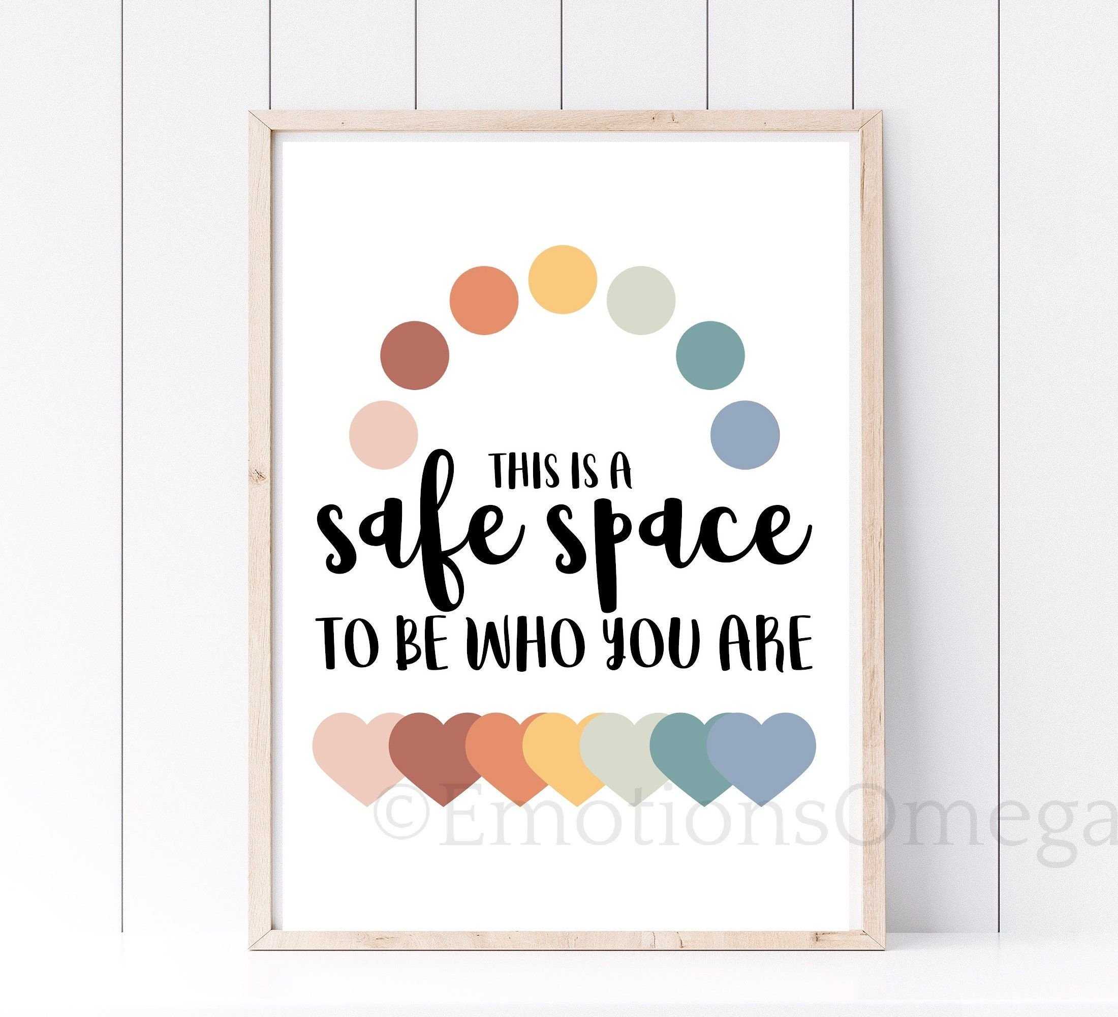 Safe Space Printable Poster Counseling Office Decor School Psychologist Safe Space Sign.jpeg