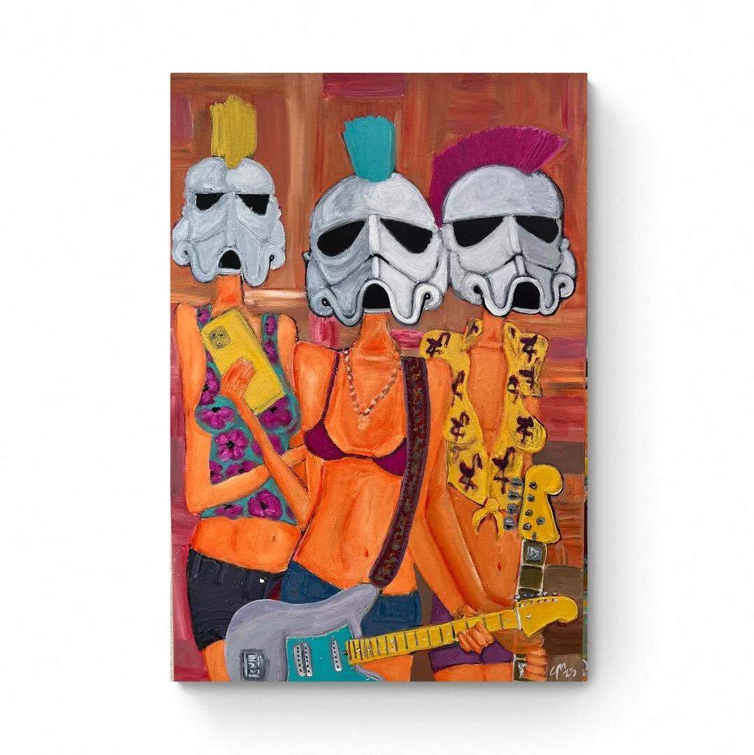 Troopertinas Punk   | Acrylic  24 x 48 in