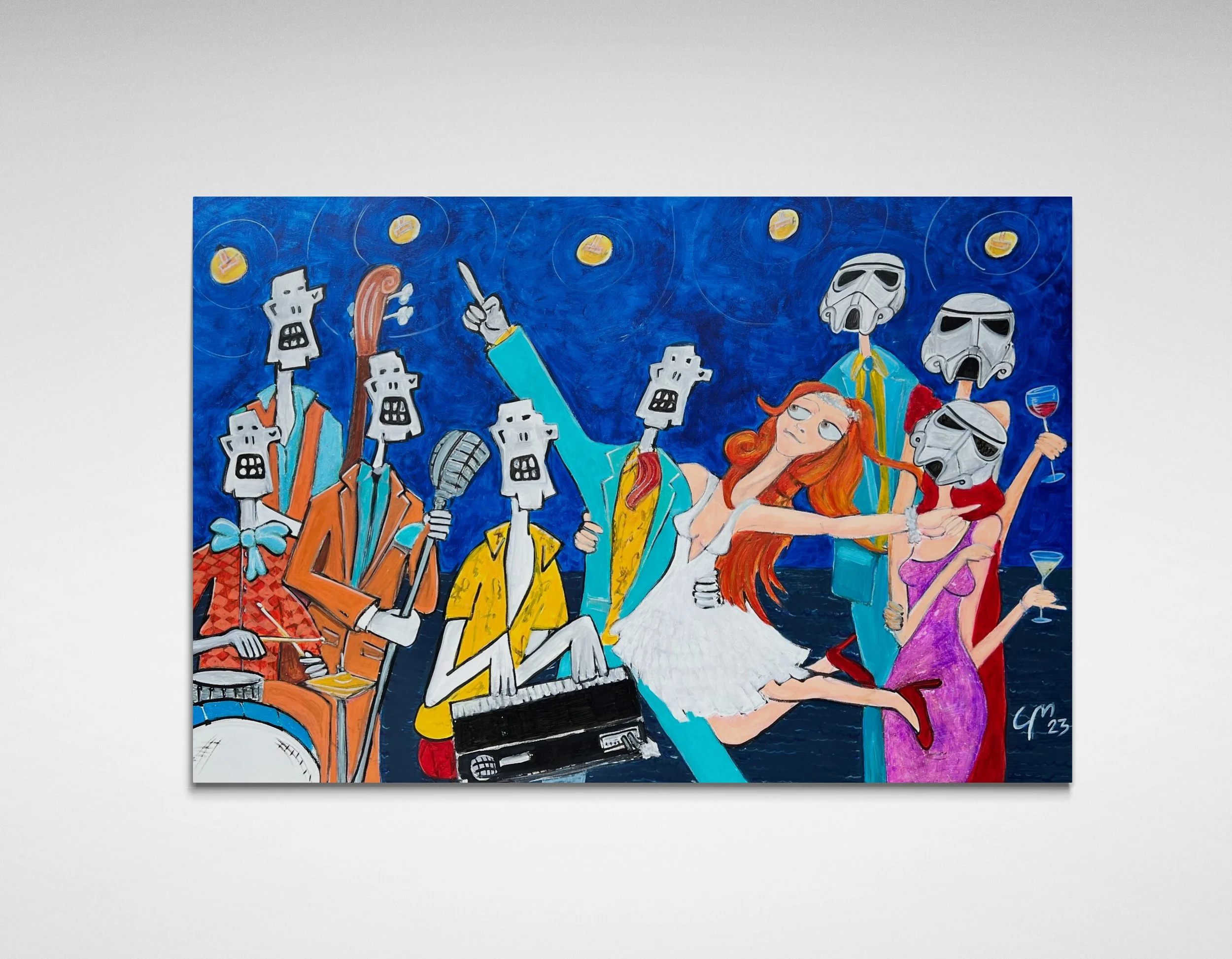 serenade of Joe Hueso - 72x48 - Acrylic - cm23