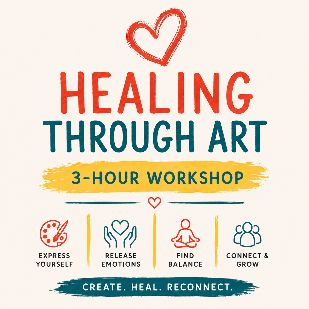 Healing Through Art: 3-Hour Workshop