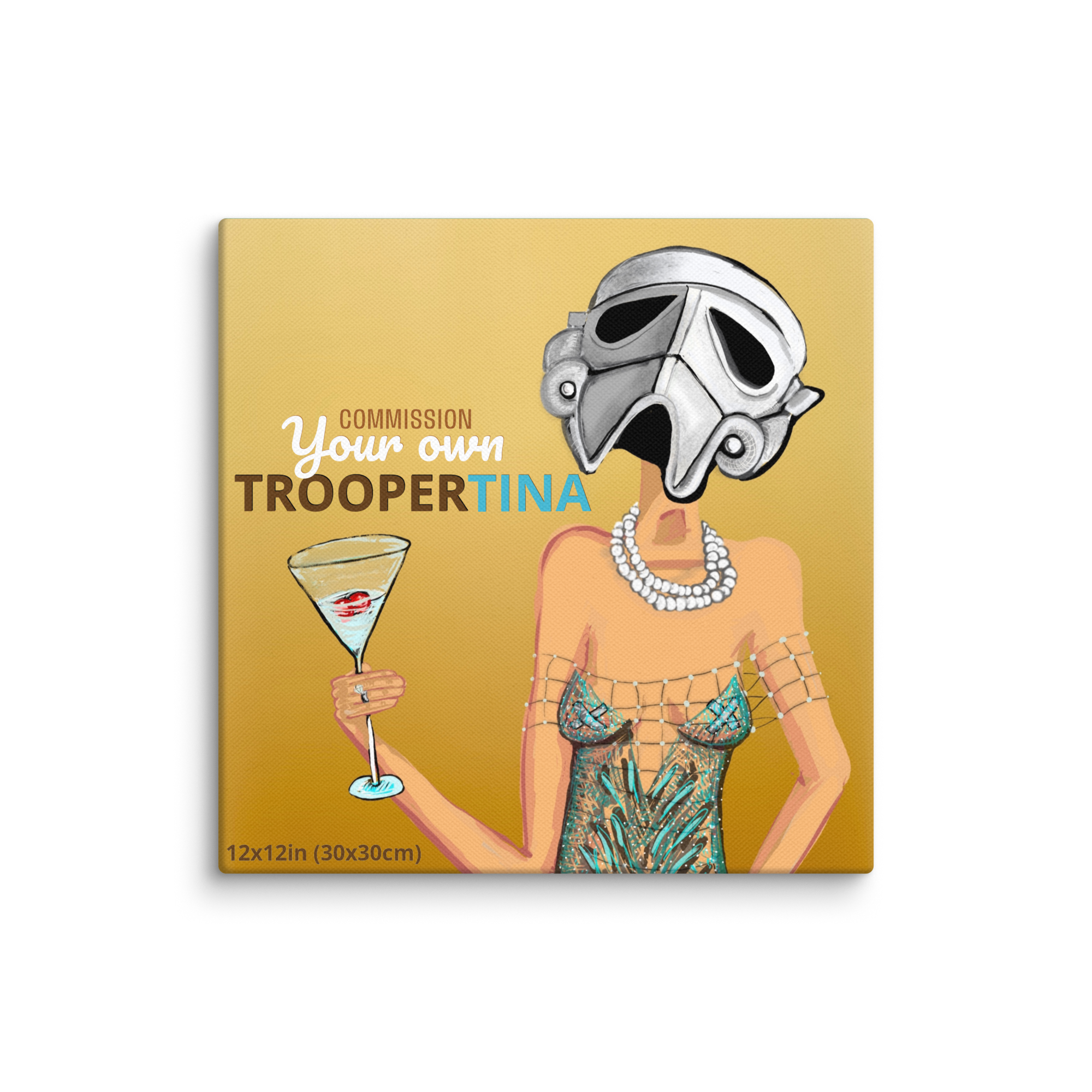 Troopertina Custom 12x12in Small Original