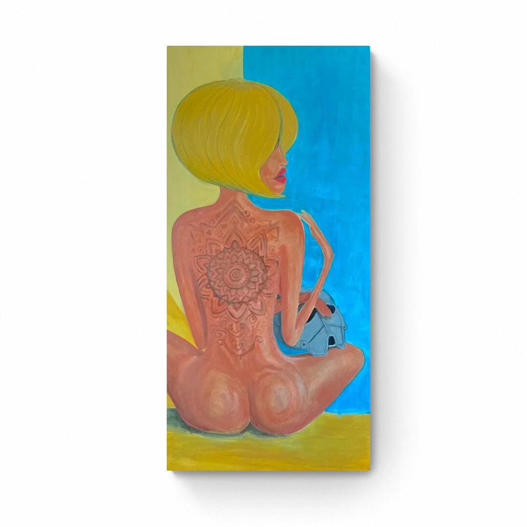 Bare Essence  | Acrylic  24 x 48 in
