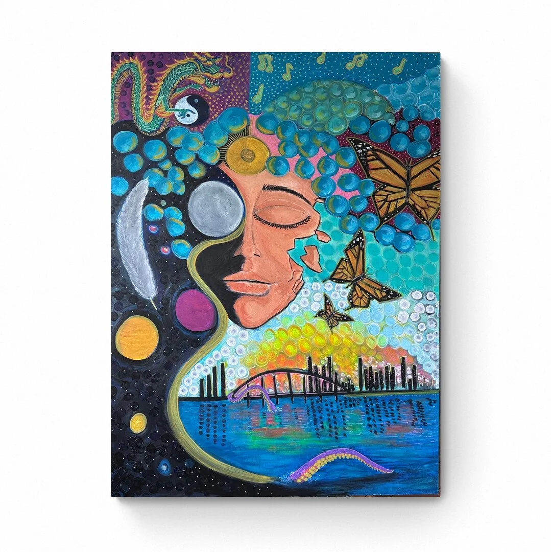 Fragments of The Soul  | Acrylic  36 x 48 in