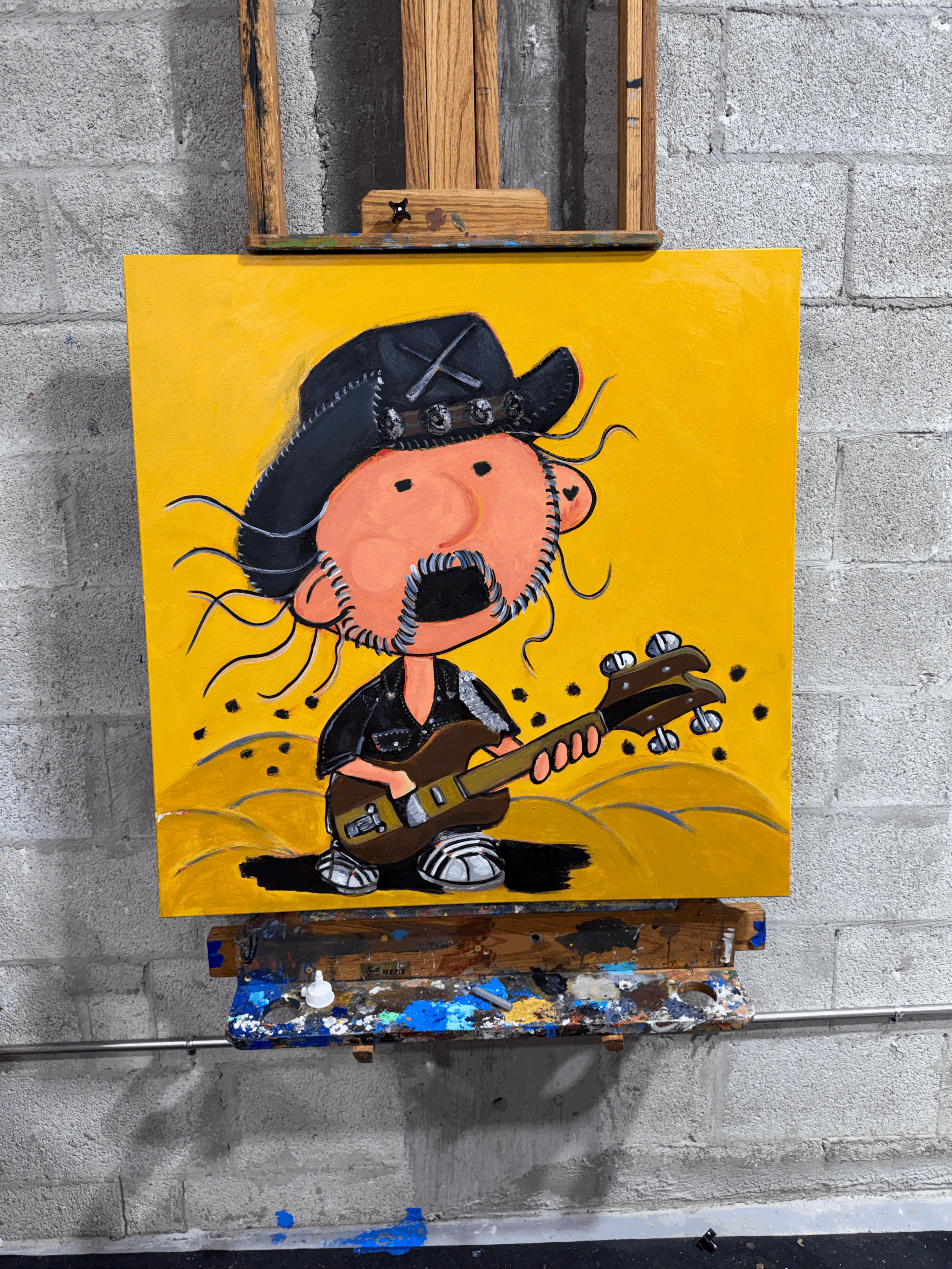LEMMY HUESO | Acrylic 36x36"