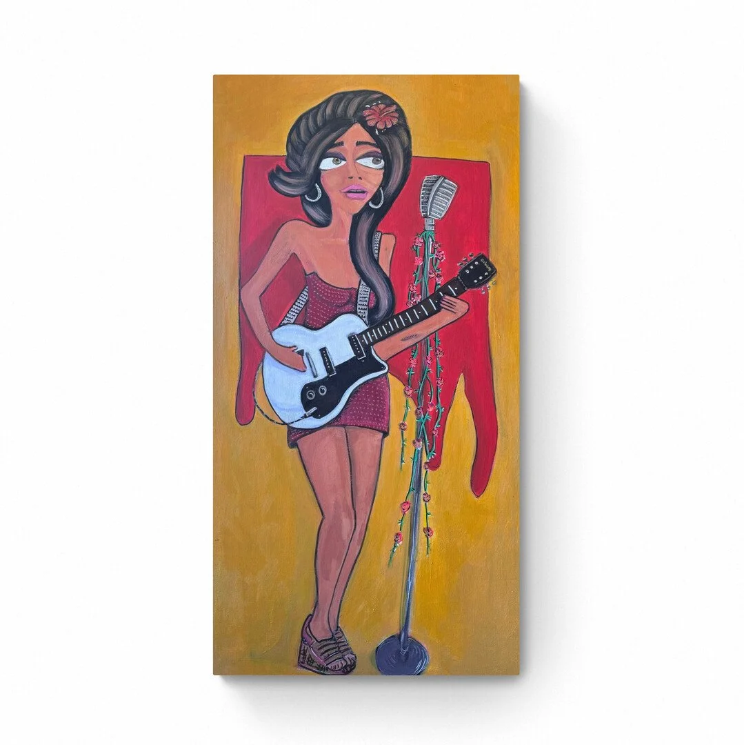 Amy   | Acrylic  24 x 48 in