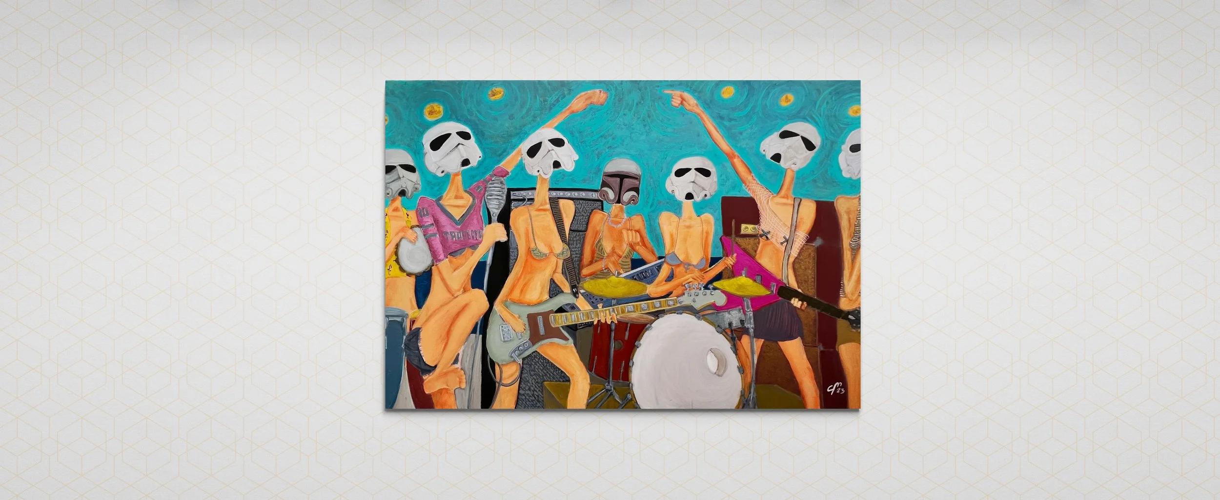 Troopertinas Live | Acrylic |72x48"