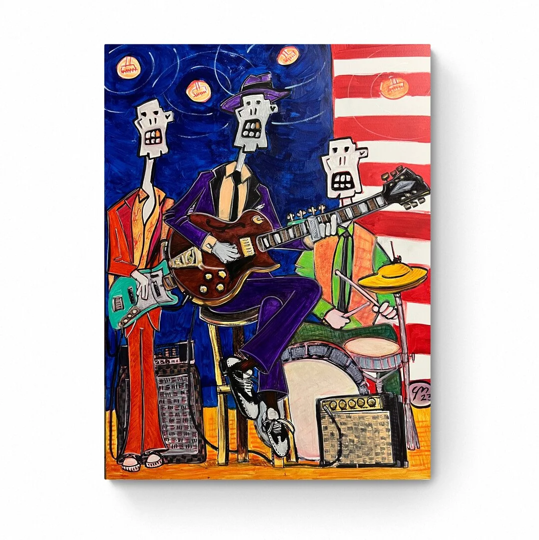 All About That Blues   | Acrylic  30 x 40 in