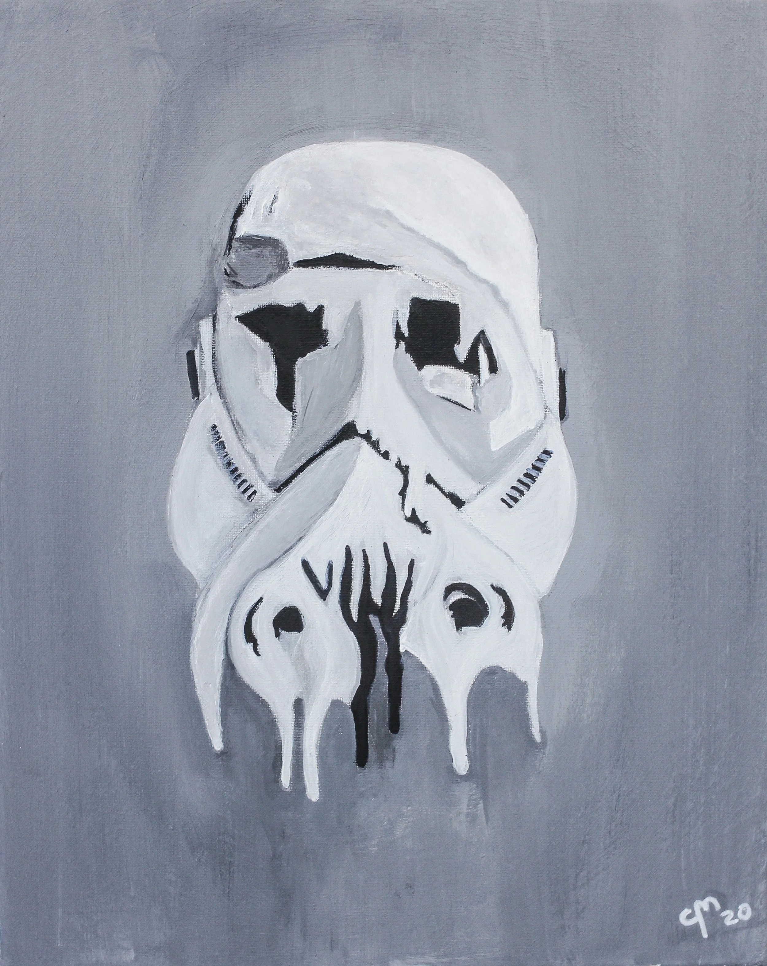 Melted Trooper | SIGNED PRINT