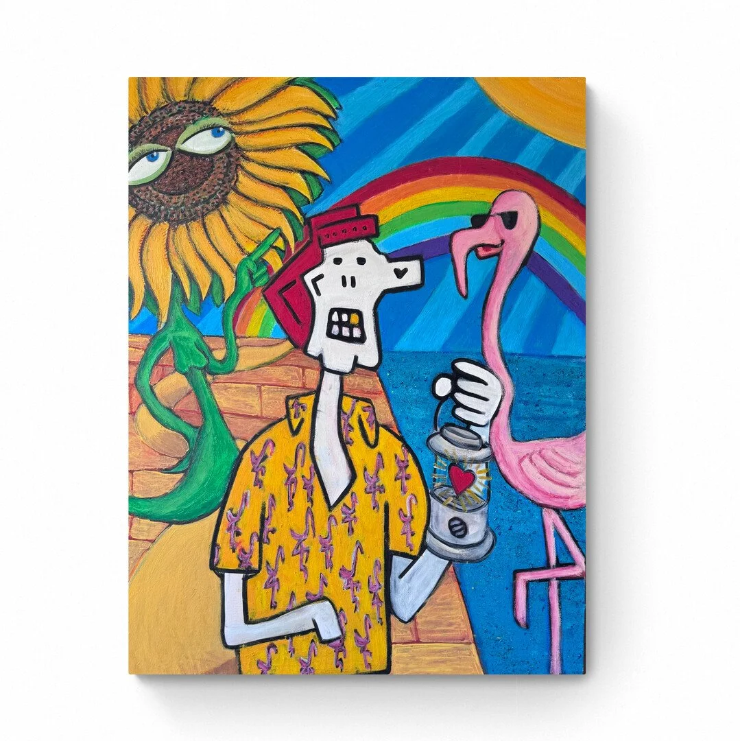 Joe Hueso’s Journey  | Acrylic  36 x 48 in