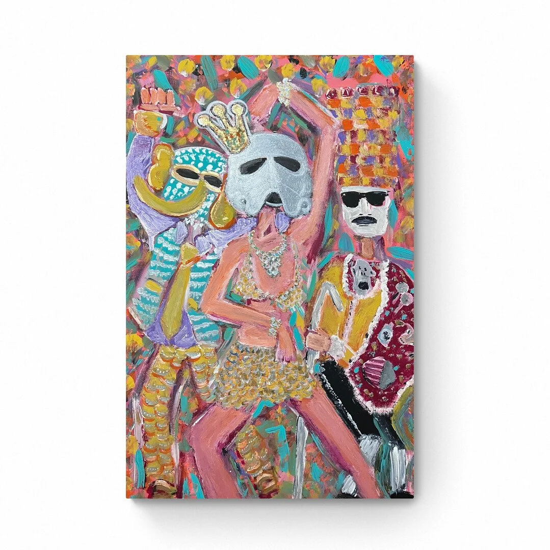 Troopertina Carnaval de Barranquilla   | Acrylic  24 x 36 in