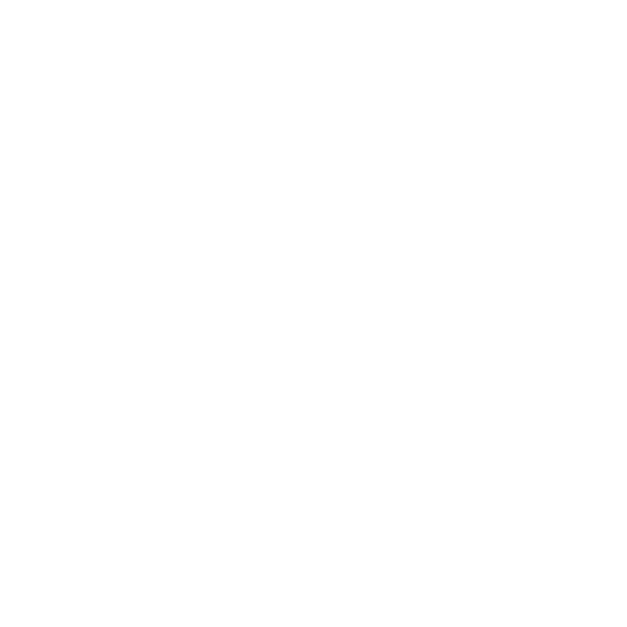 White line drawing of a bird sitting on a branch with leaves, on a transparent background.