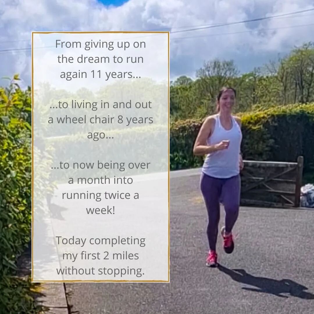I felt fear about sharing the fact that I started running again 🏃&zwj;♀️

Afraid I wouldn't be able to keep it up, fear I might fail, fear my body couldn't handle it 😪

If you don't know my background, then you may not know I was a Welsh 800m athle