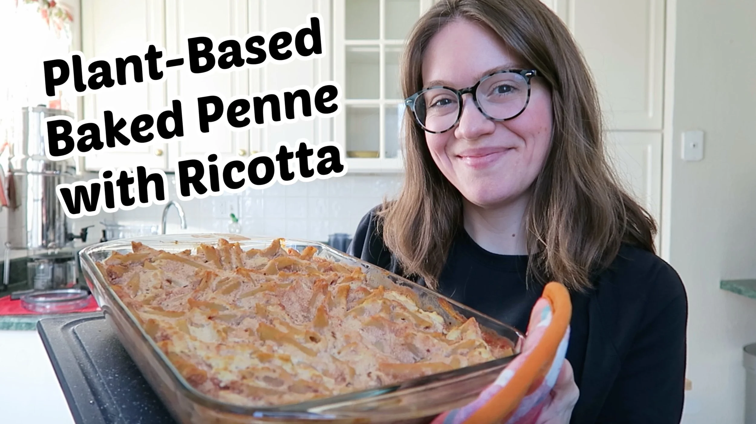 Plant-Based Baked Penne with Ricotta