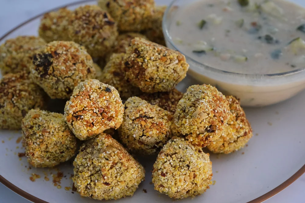 WFPB Hush Puppies & Tartar Sauce — The Jaroudi Family