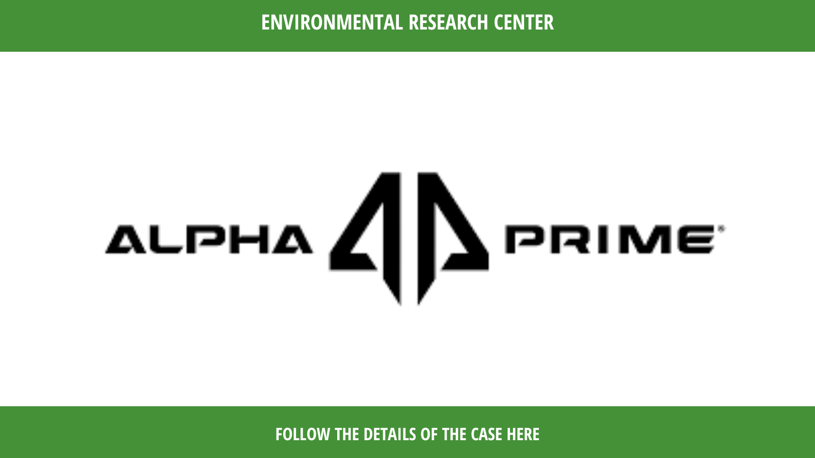 Alpha Prime — Environmental Research Center