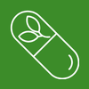 Illustration of a capsule pill with a medical cross symbol