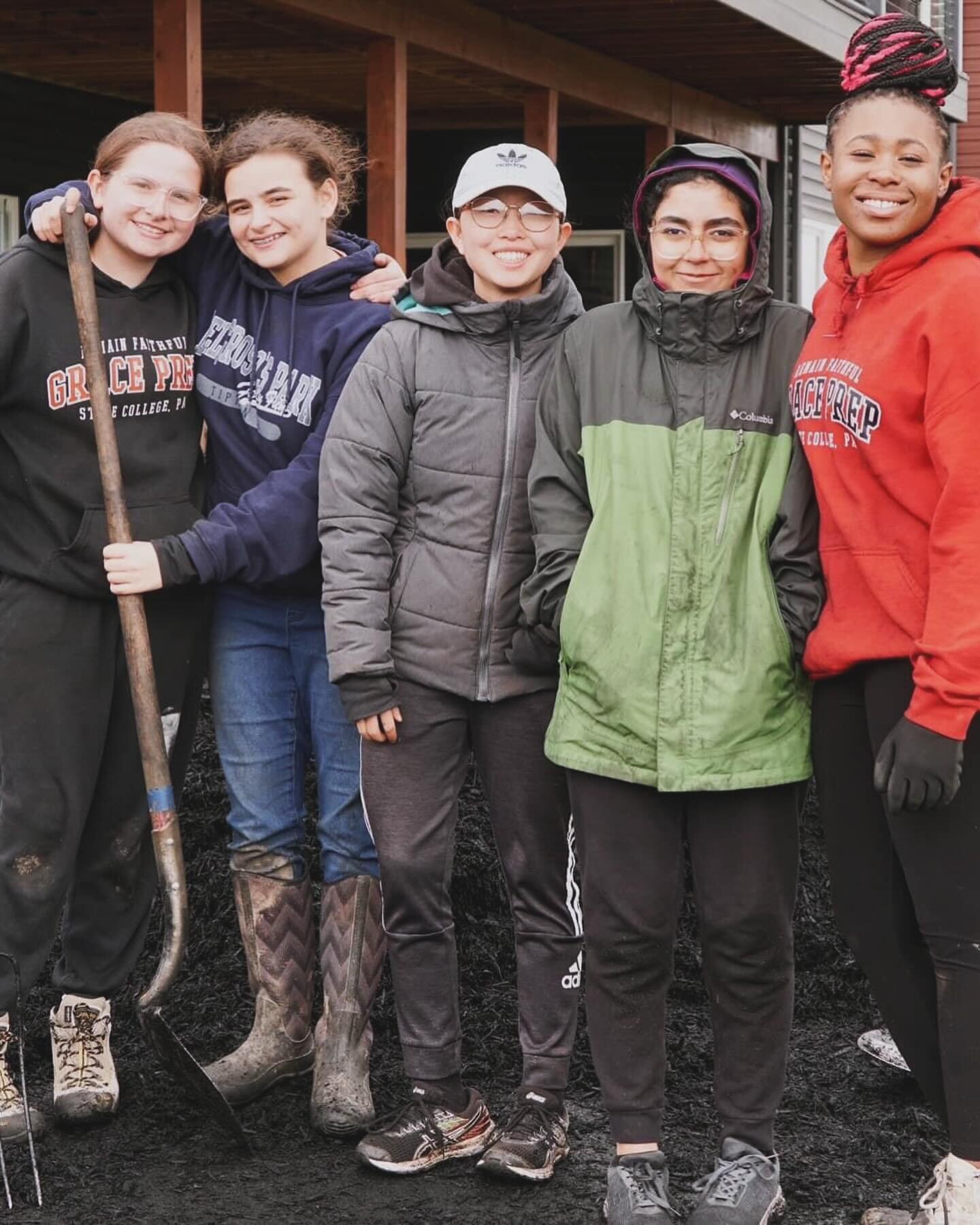 Despite rain, snow, and hail, Mulch Madness succeeded. Thank you to Jason Maas and Deeanne Hagerup Maas for coordinating the fundraiser &amp; our hardworking students and staff who spread 194 yards of mulch across Centre County!

And a BIG thank you 