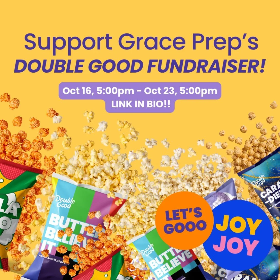 Do you know a Grace Prep student?! If so, reach out to them to buy popcorn for the holidays! 

If you are a Grace Prep student and you still need to create your pop-up store, use the code OSVENI to create your store to sell!
