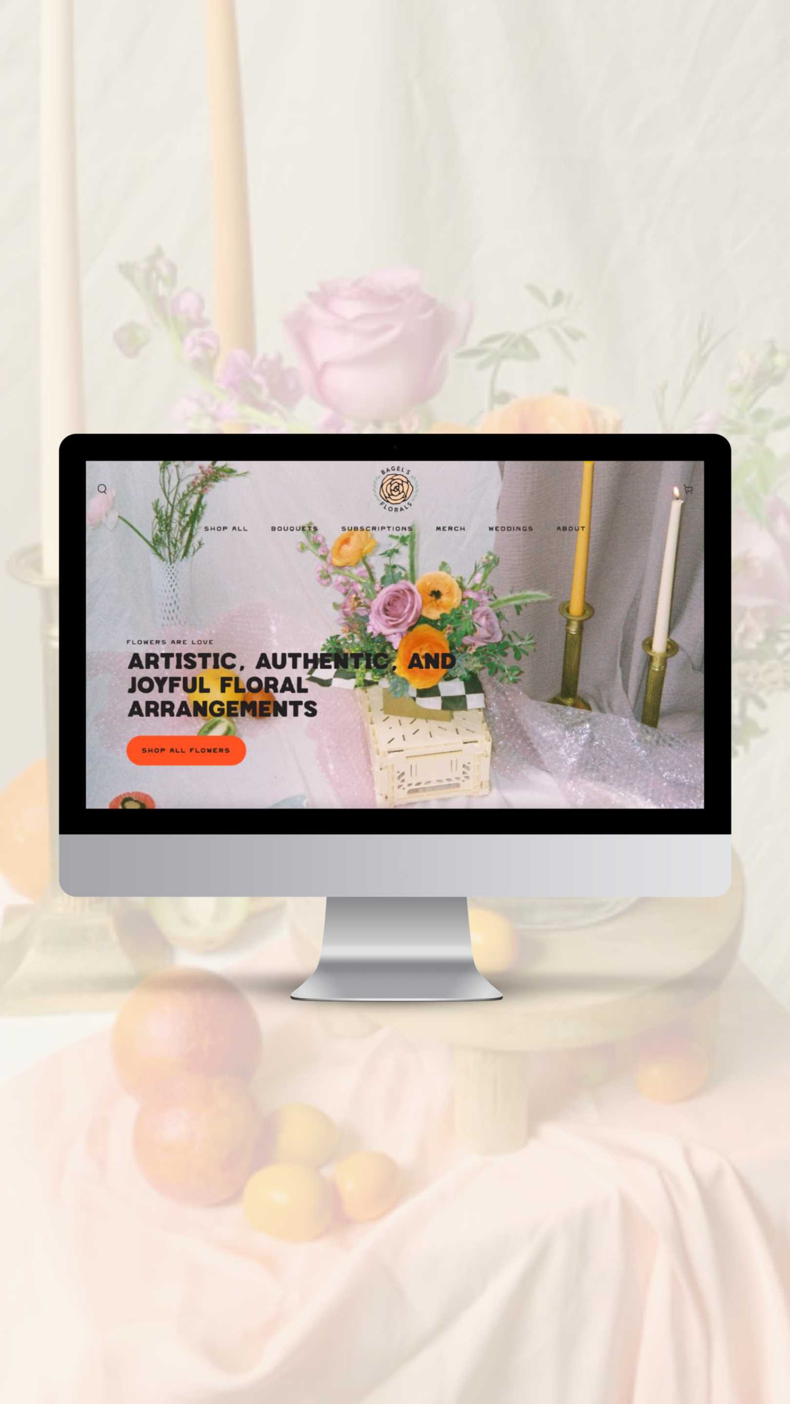 Bagel's Florals - Brand + Shopify