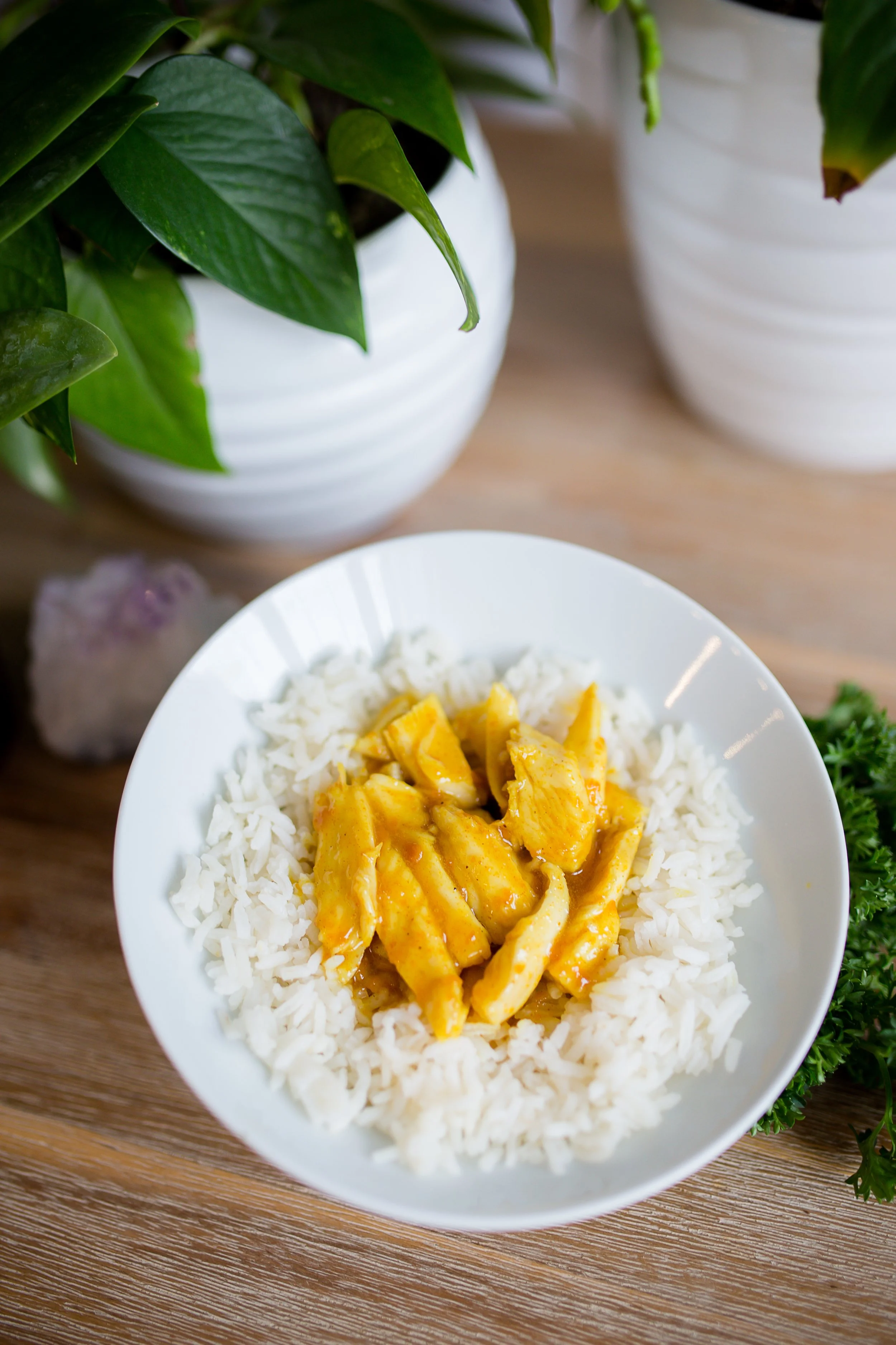 Sweet Curry Chicken & Rice