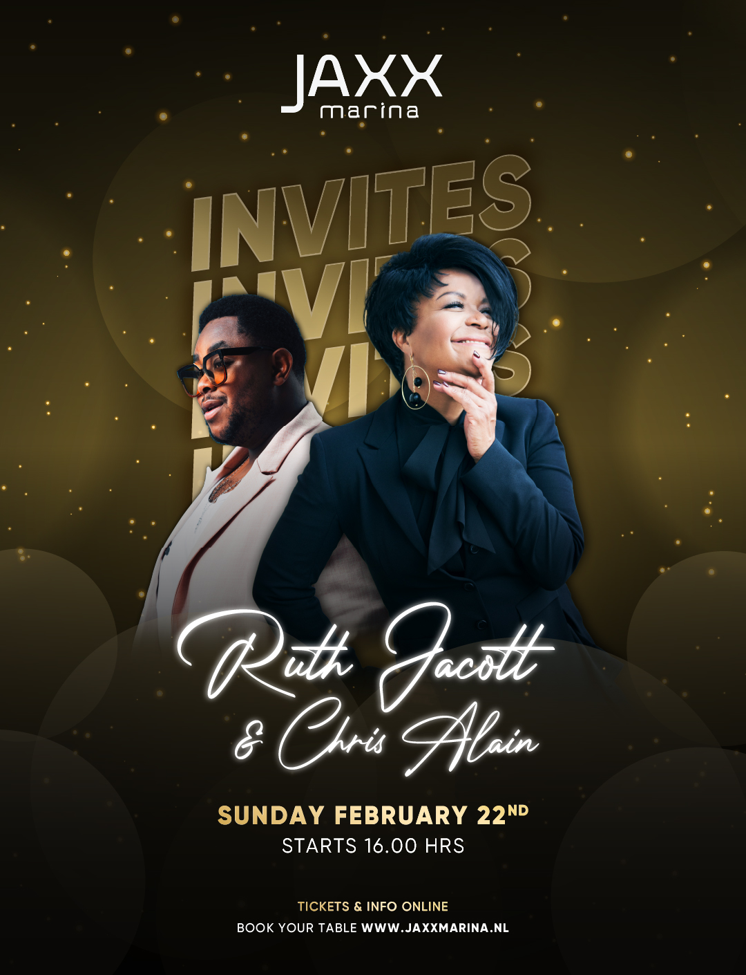 Jaxx Invites: Ruth Jacott &amp; Chris Alain