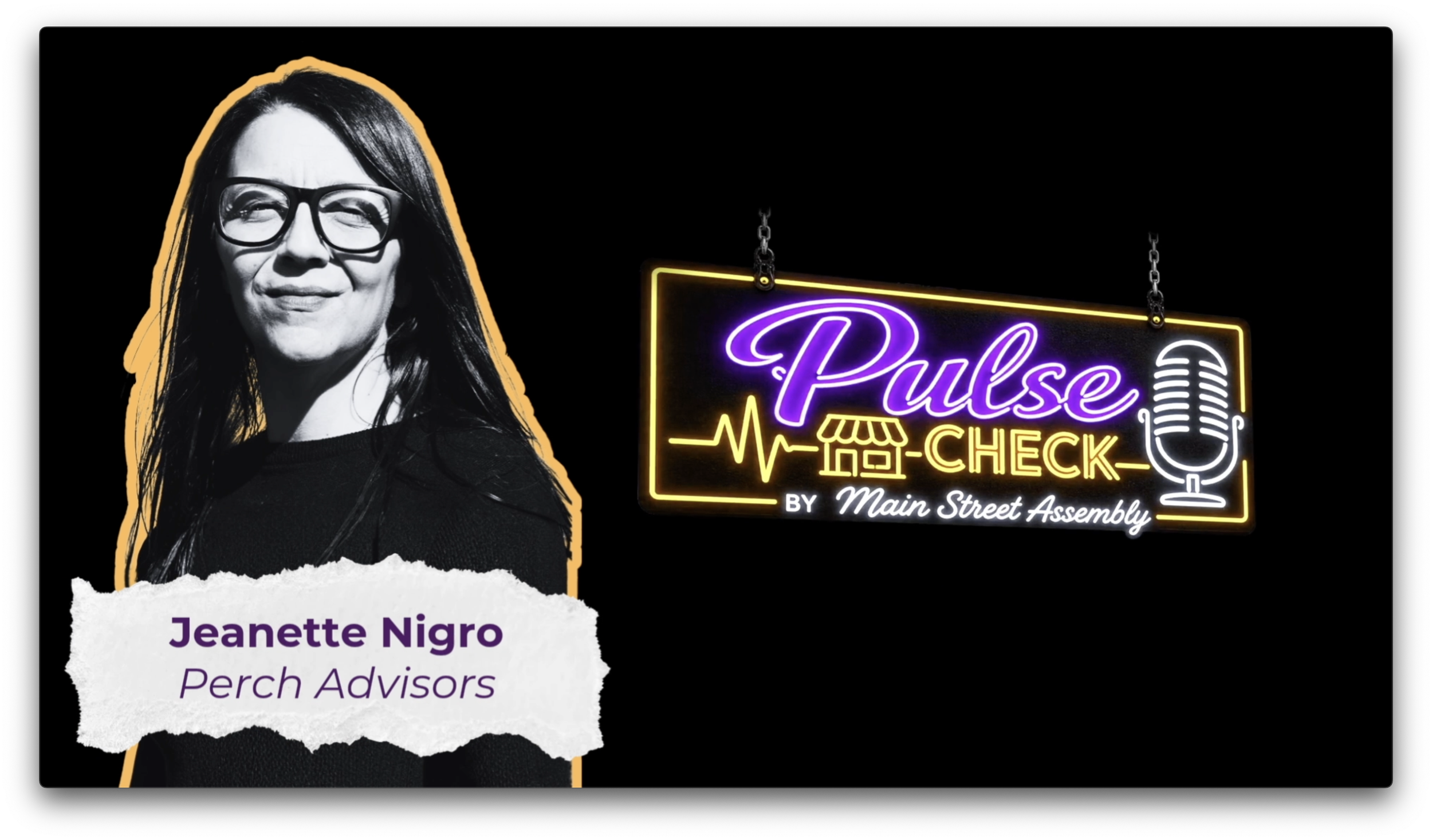 Pulse Check! | The Business of Community Building | Jeanette Nigro, Perch Advisors