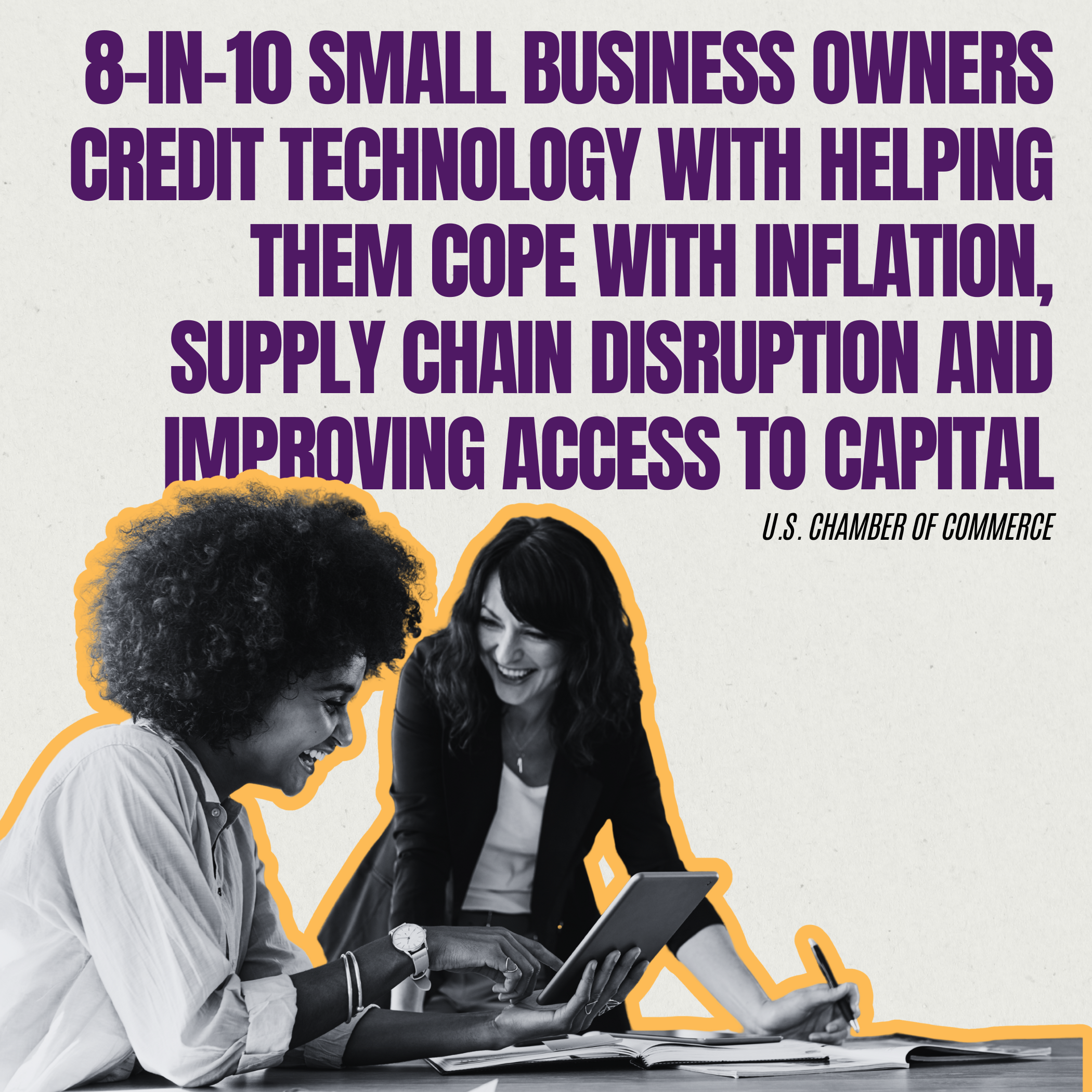 8-in-10 small business owners credit technology with helping them cope with inflation, supply chain disruption and improving access to capital