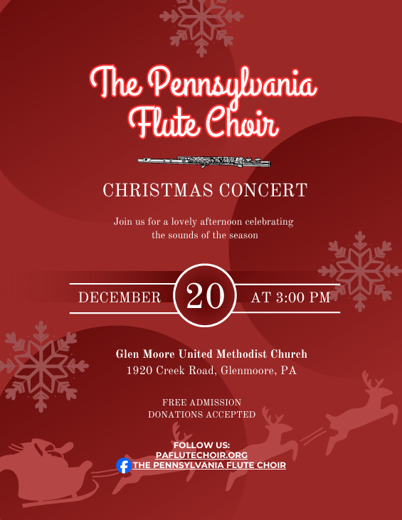 Flute Choir Returns December 20th!