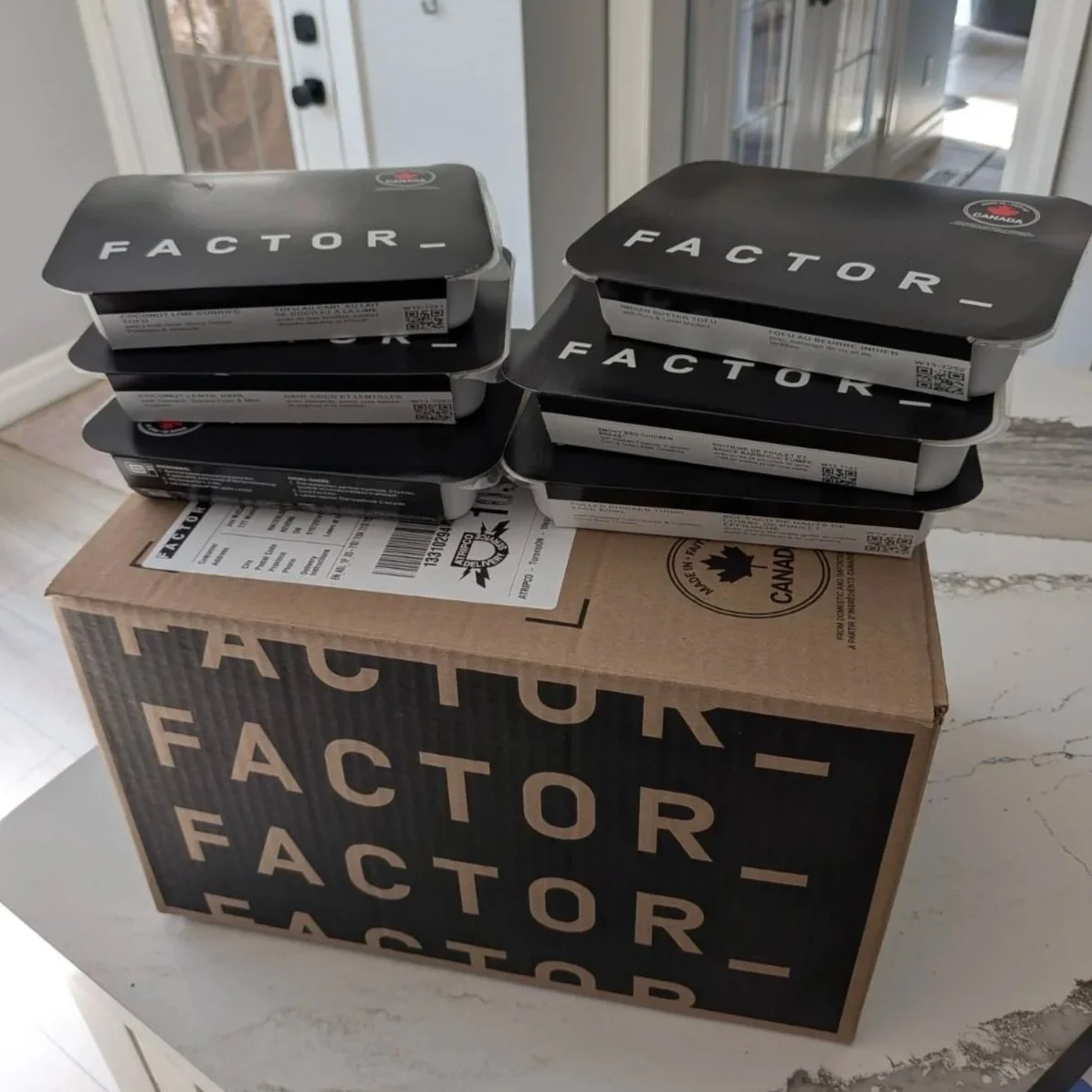 Factor individual meals